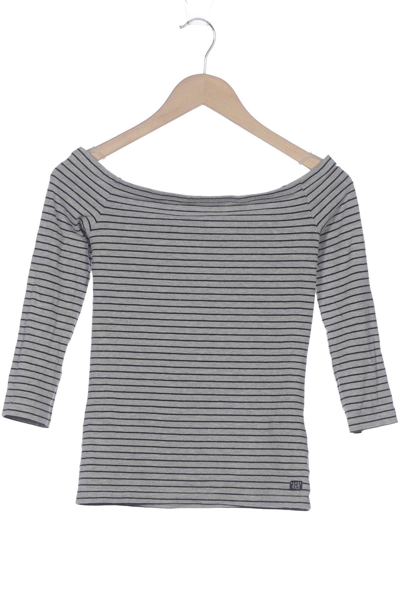 

Superdry Damen Langarmshirt, grau, Gr. 36