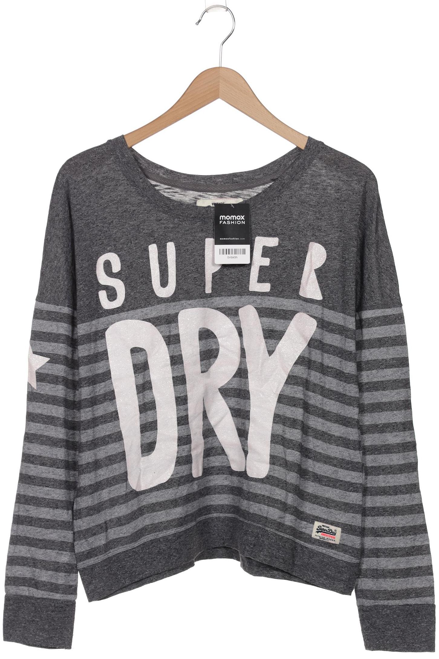 

Superdry Damen Langarmshirt, grau, Gr. 38