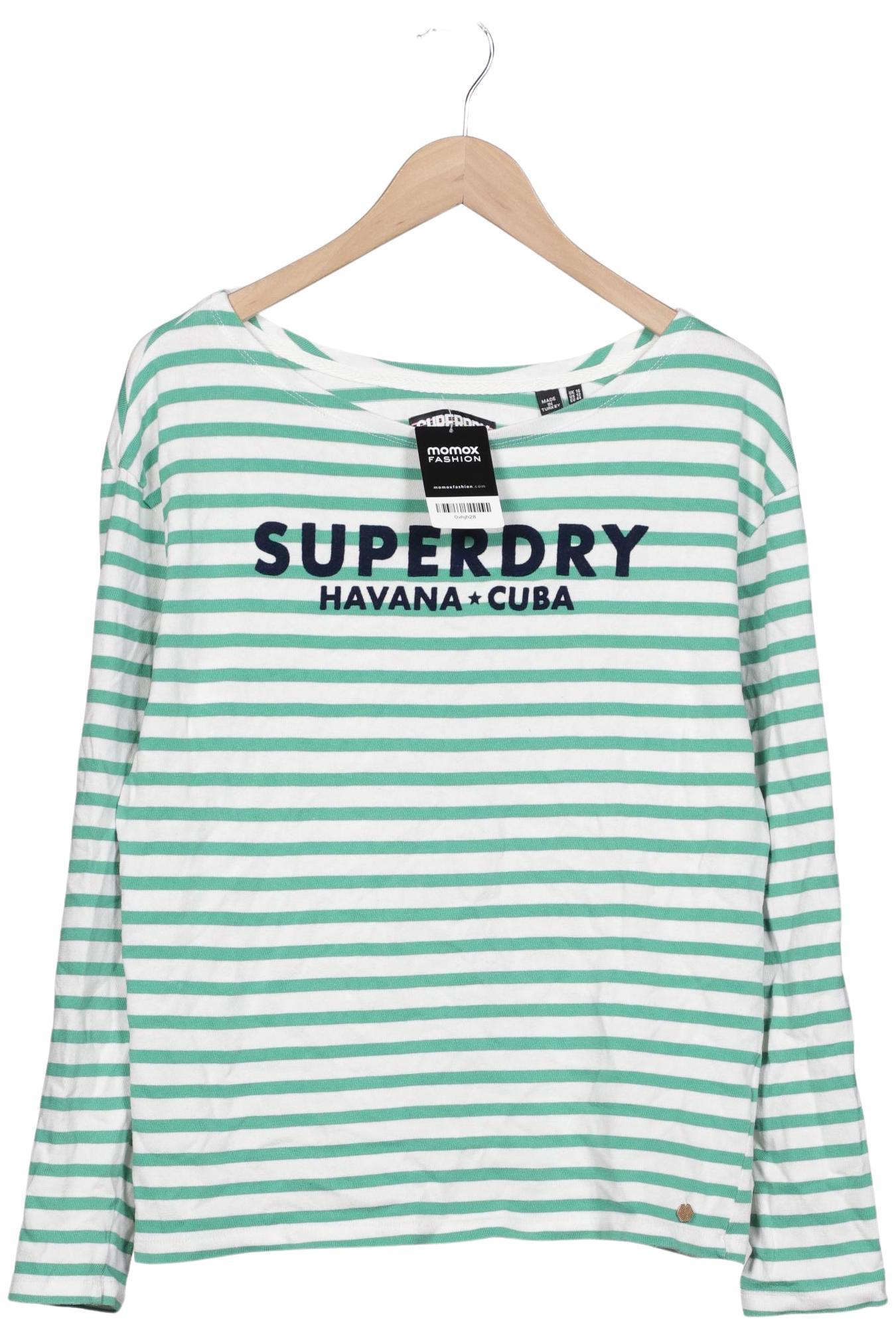 

Superdry Damen Langarmshirt, grün, Gr. 44