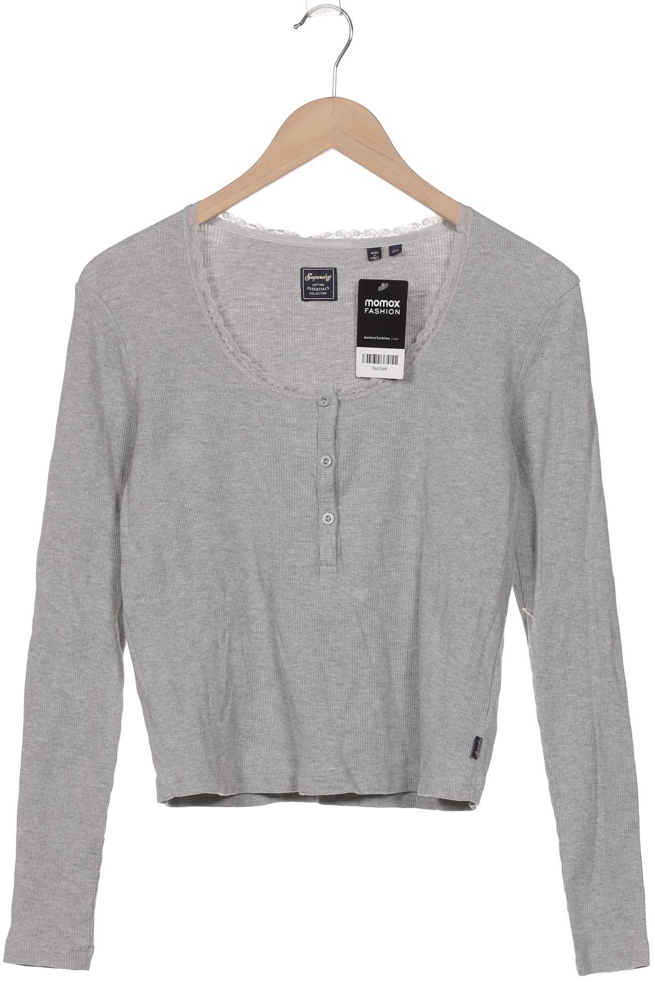 

Superdry Damen Langarmshirt, grau, Gr. 38
