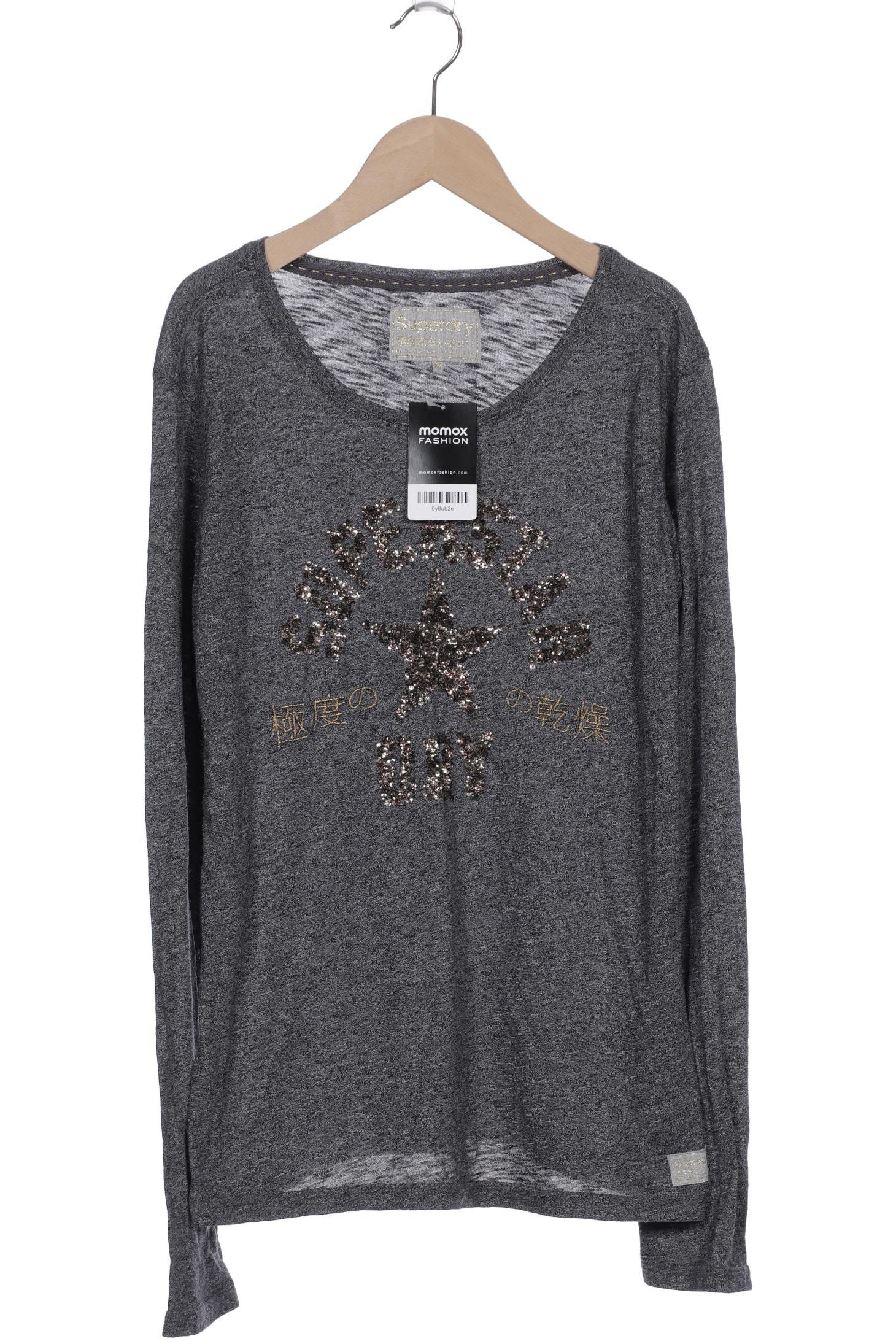 

Superdry Damen Langarmshirt, grau, Gr. 38