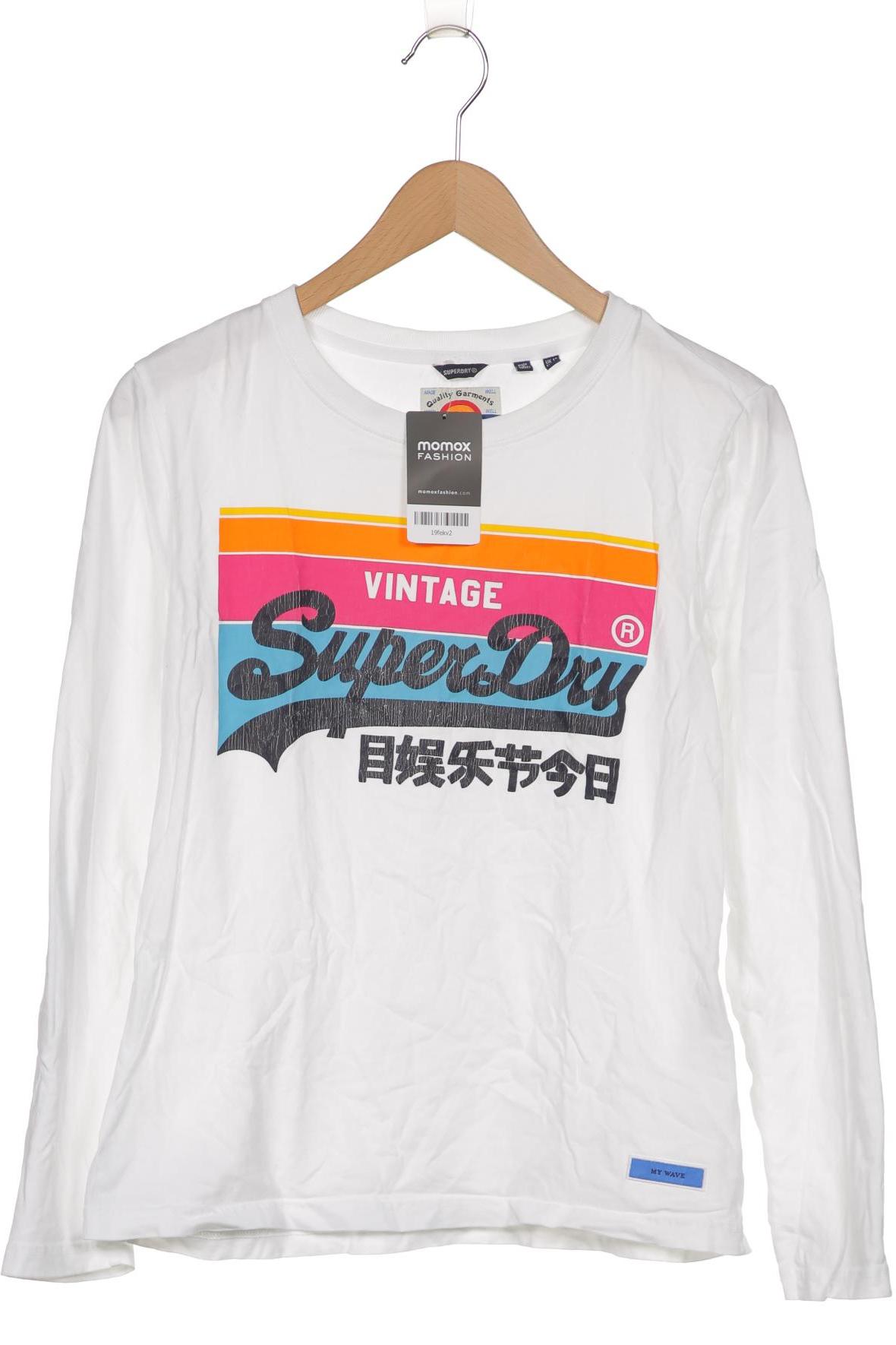 

Superdry Damen Langarmshirt, weiß, Gr. 40