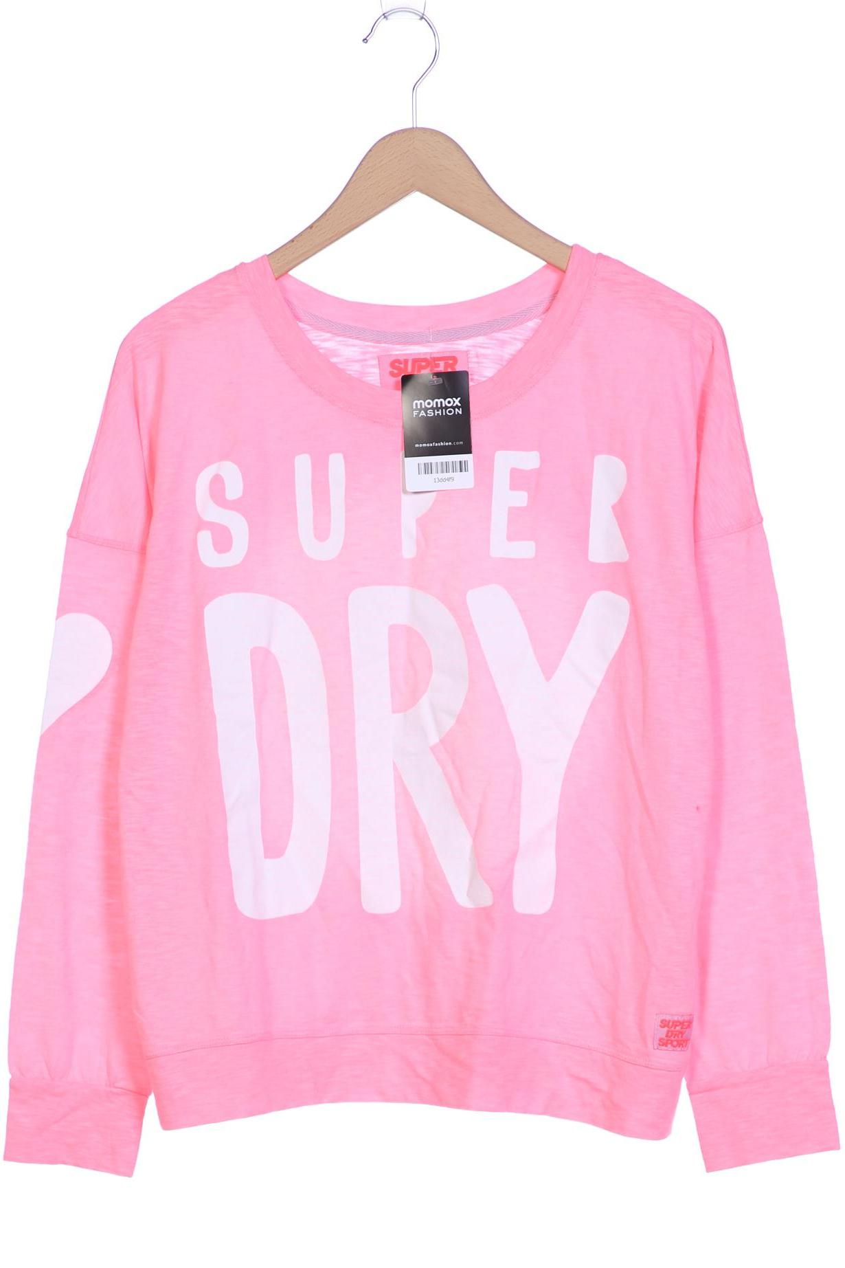 

Superdry Damen Langarmshirt, pink, Gr. 38