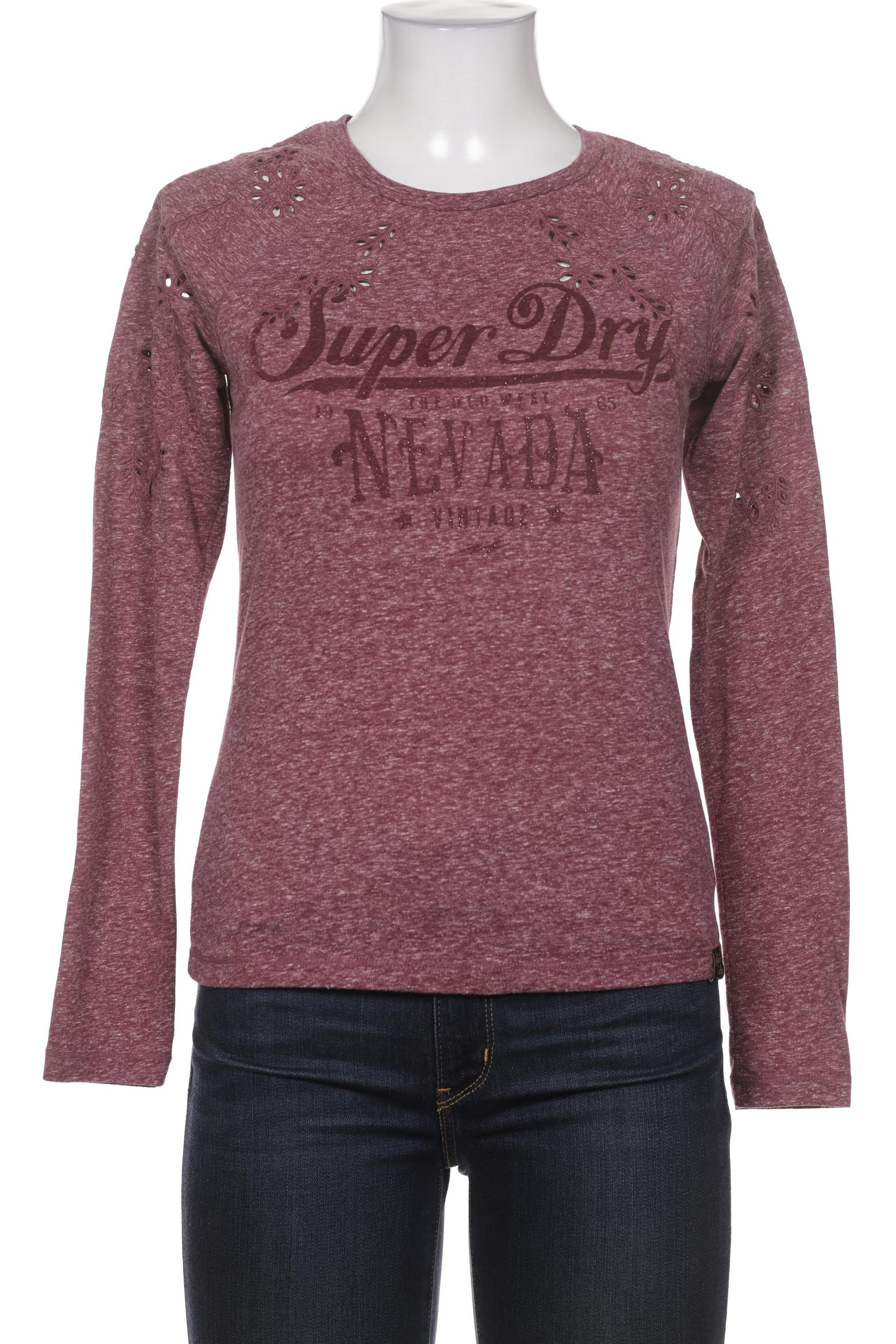 

Superdry Damen Langarmshirt, bordeaux, Gr. 36