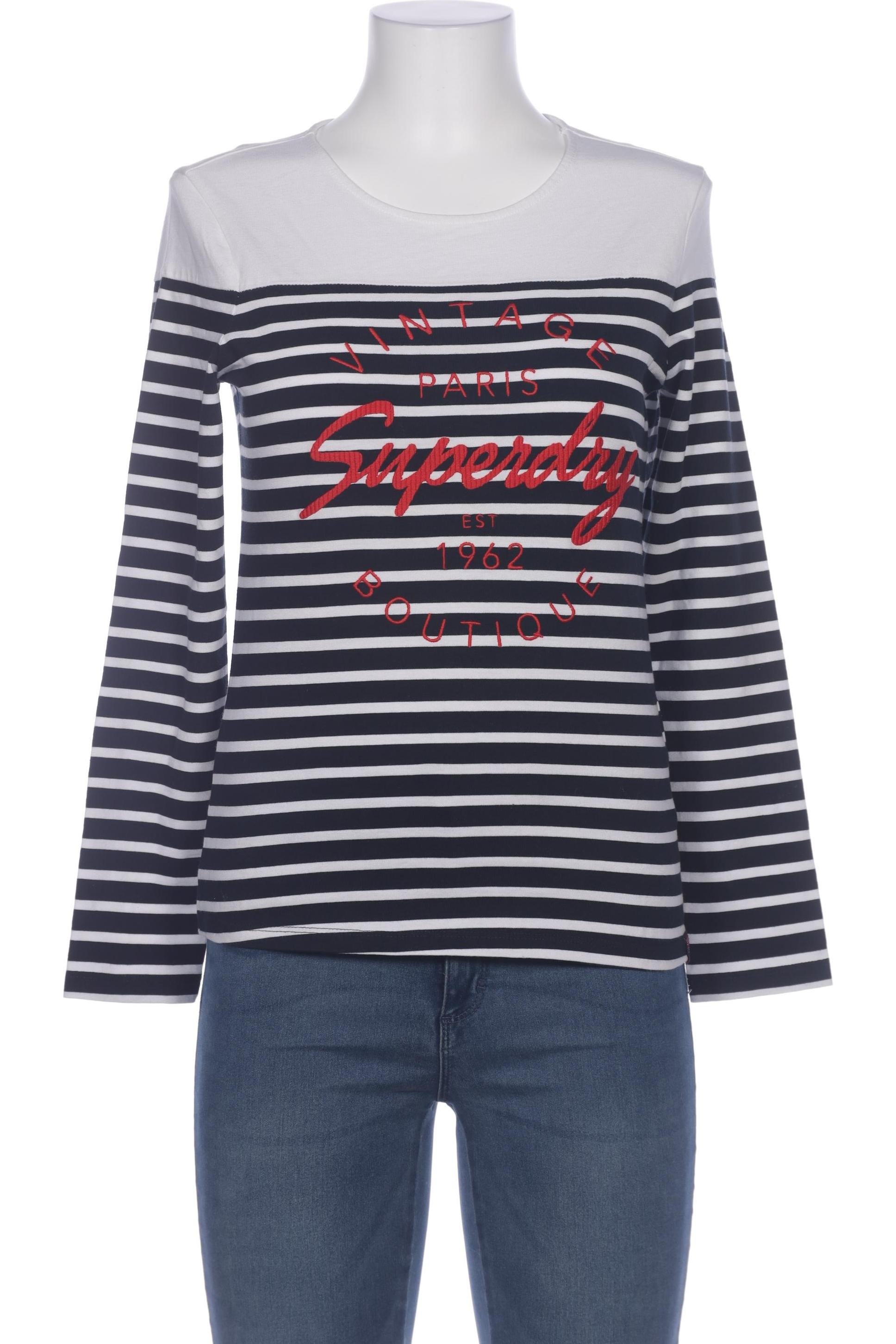 

Superdry Damen Langarmshirt, marineblau, Gr. 38