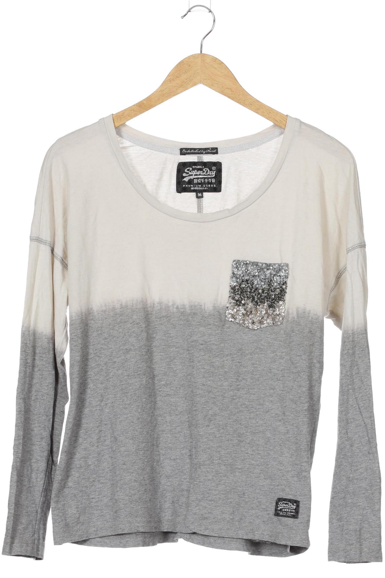 

Superdry Damen Langarmshirt, grau, Gr.
