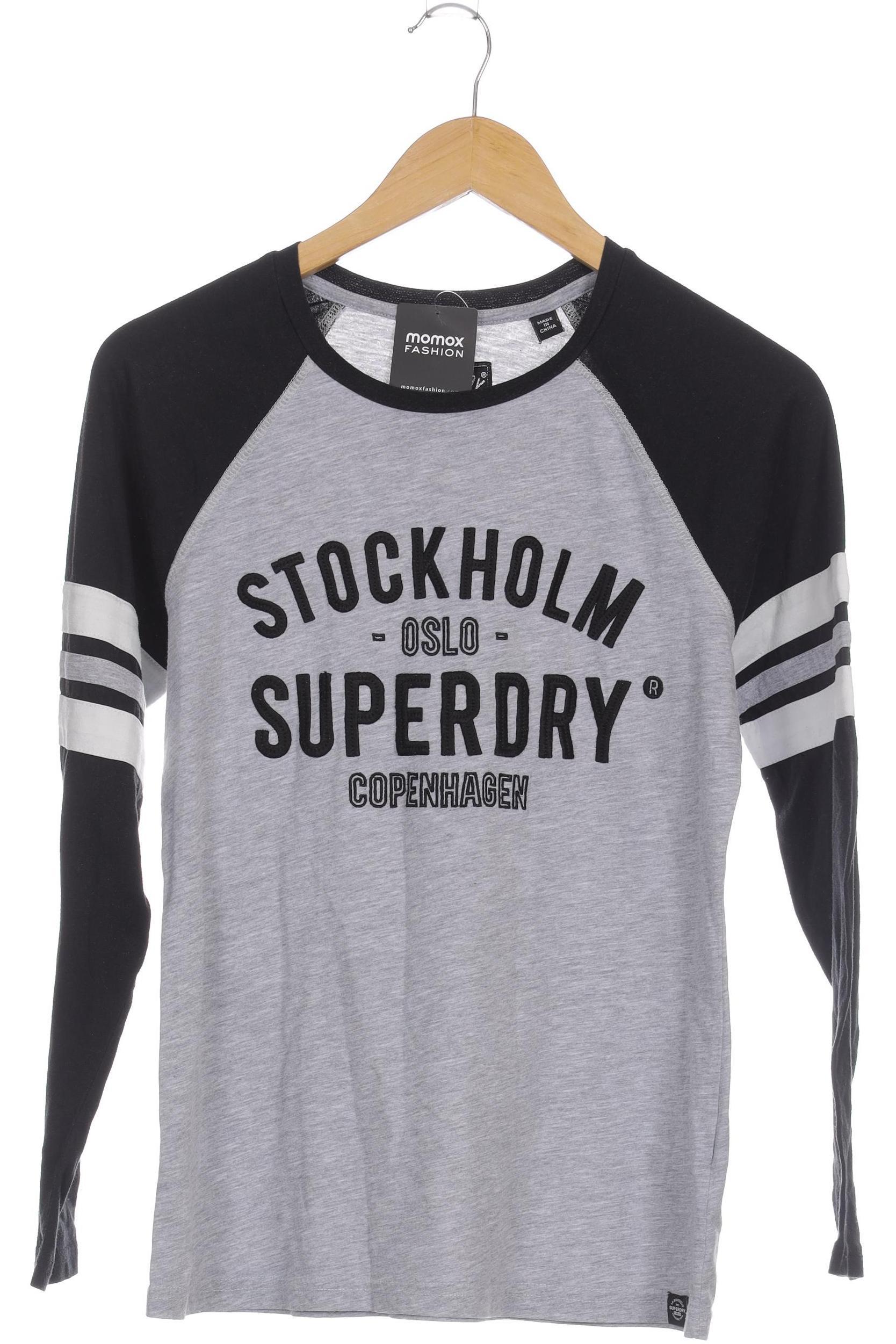 

Superdry Damen Langarmshirt, grau, Gr.