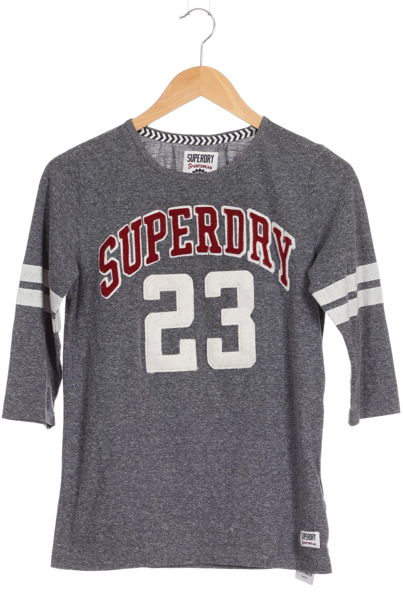 

Superdry Damen Langarmshirt, grau, Gr.