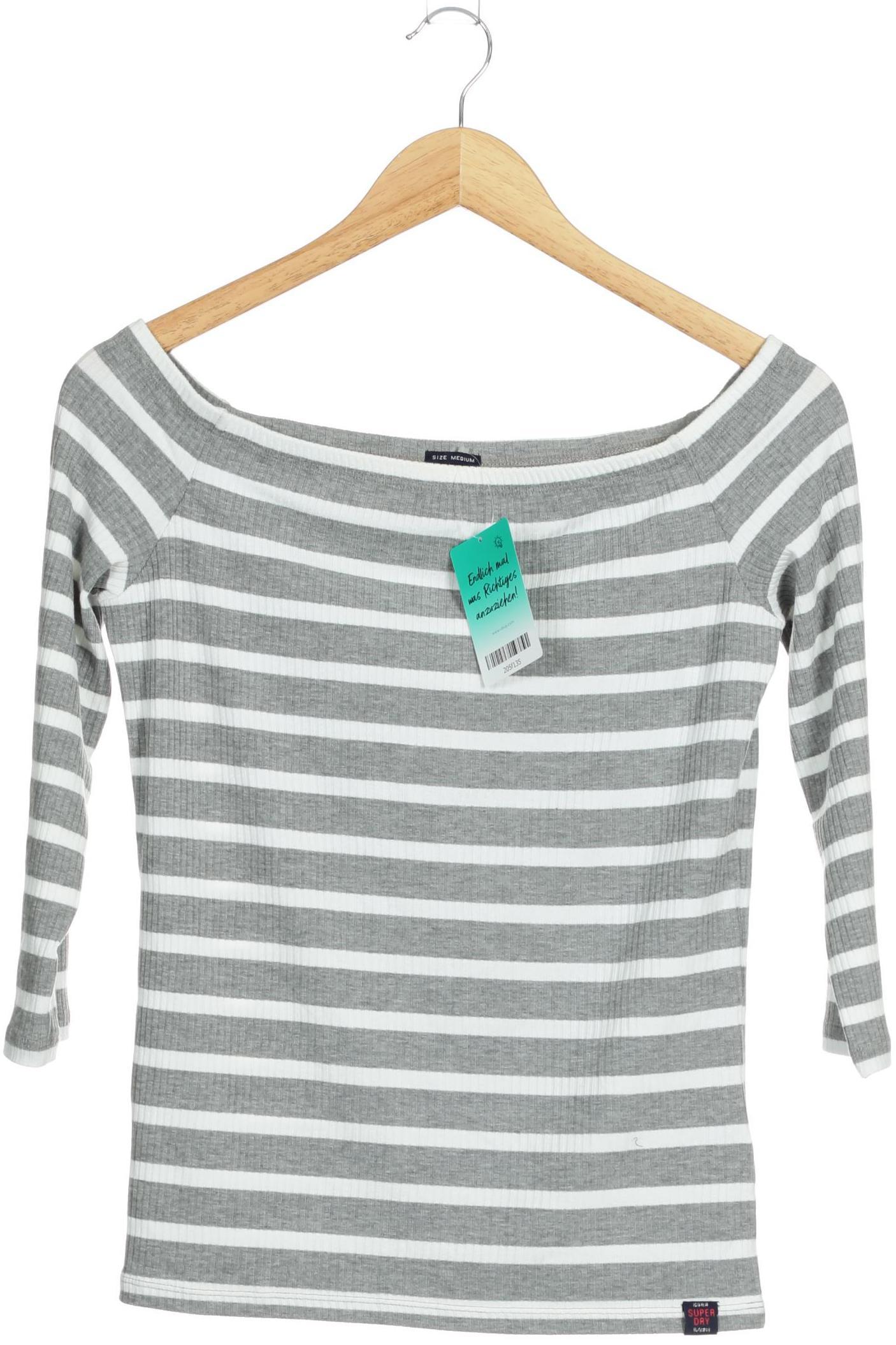 

Superdry Damen Langarmshirt, grau, Gr.