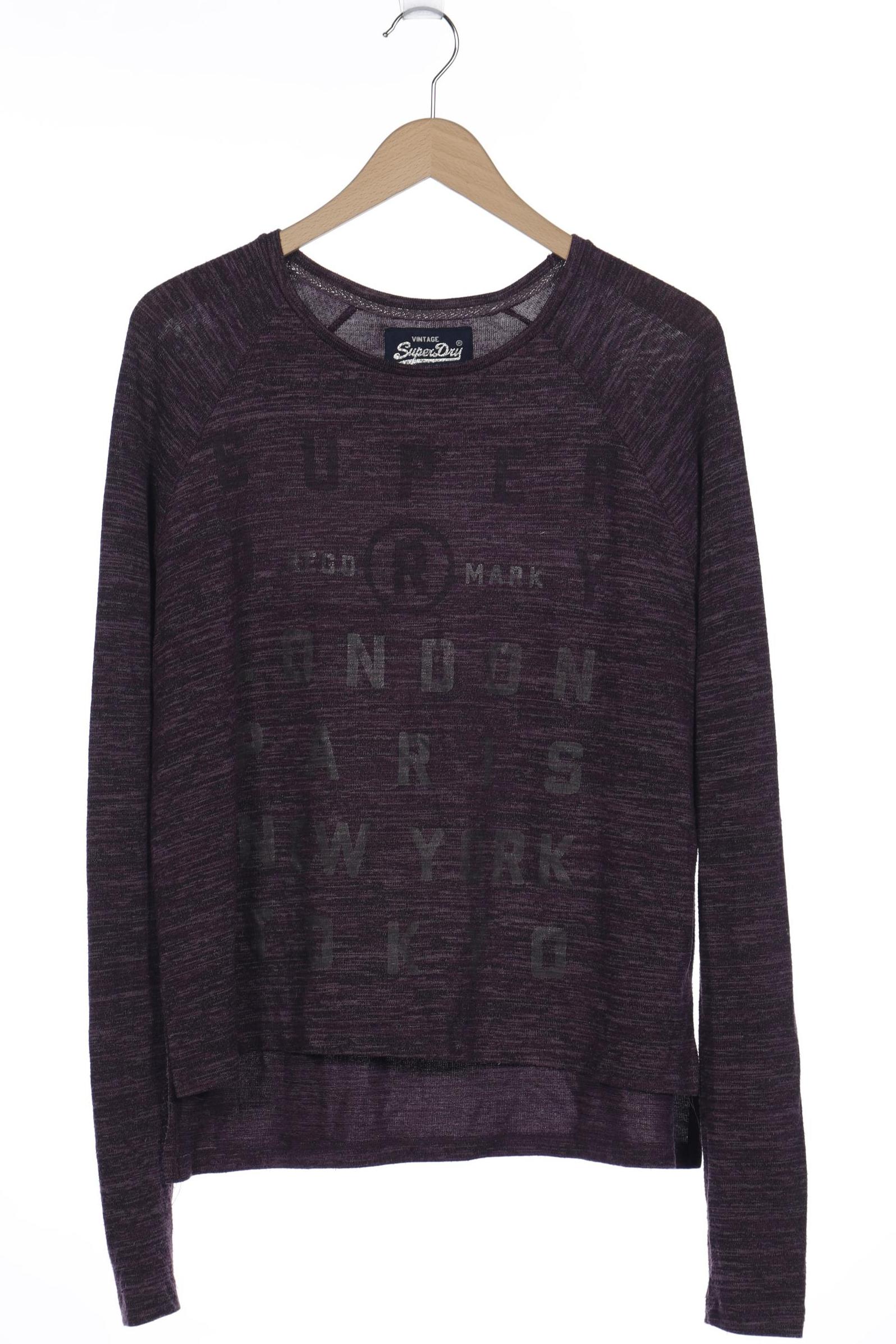 

Superdry Damen Langarmshirt, flieder, Gr. 36