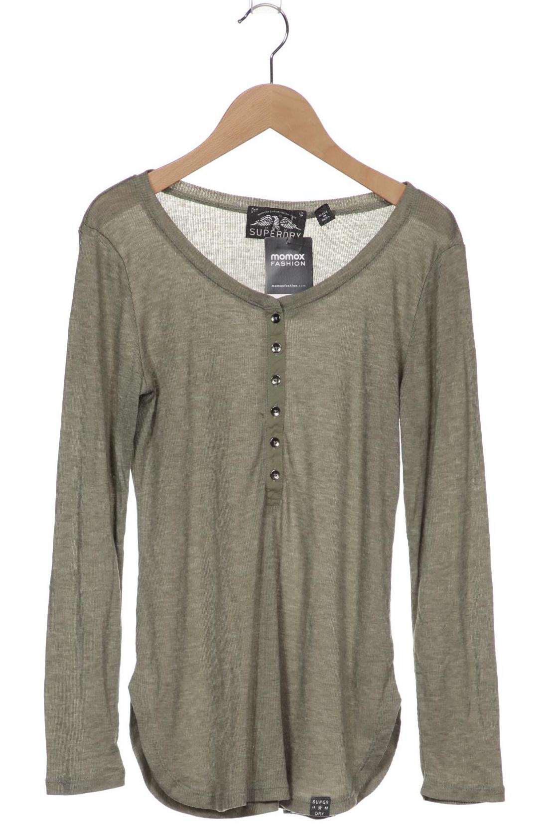 

Superdry Damen Langarmshirt, grün, Gr. 36
