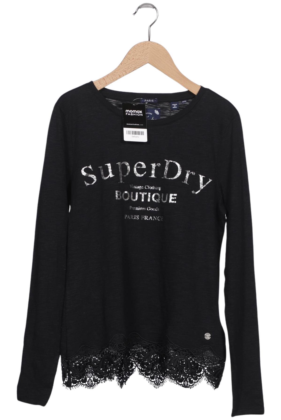 

Superdry Damen Langarmshirt, marineblau, Gr. 38