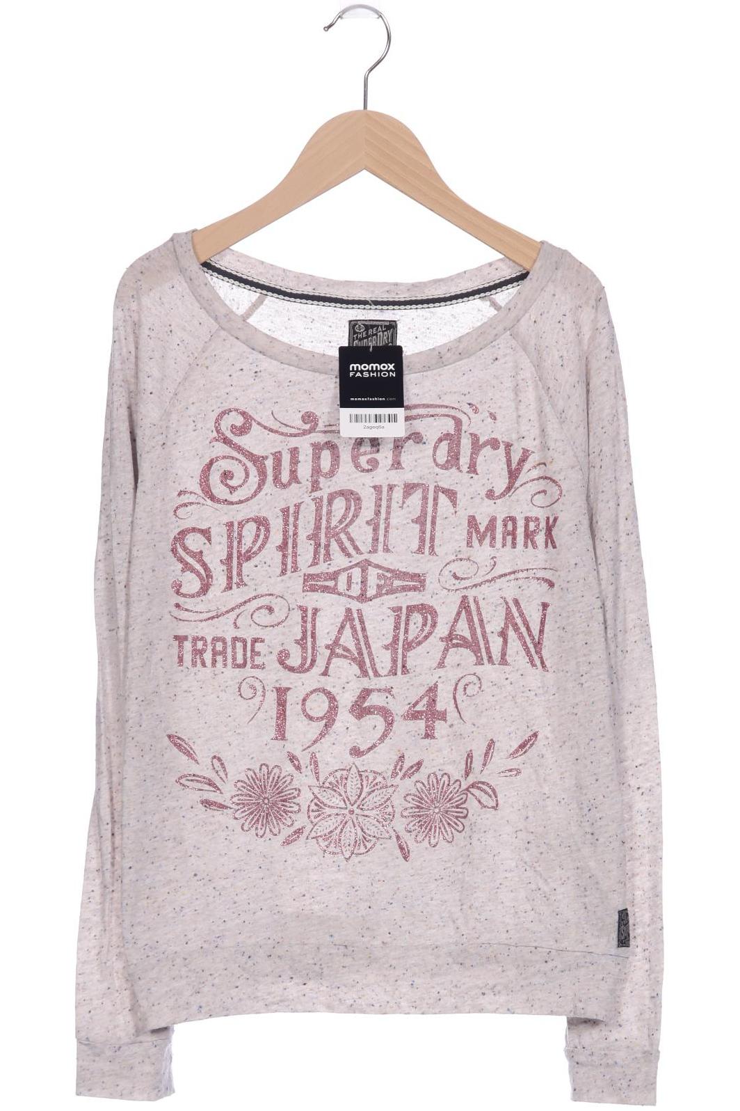 

Superdry Damen Langarmshirt, grau, Gr. 38