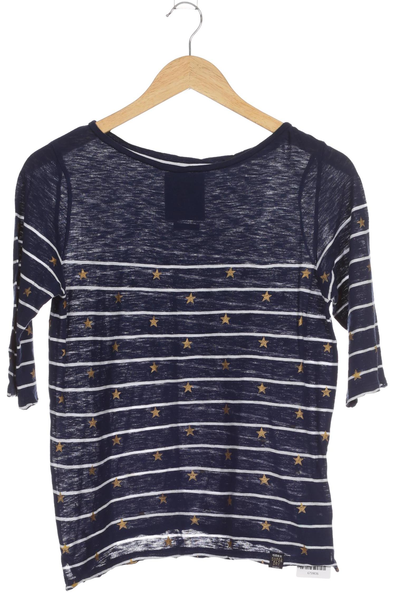 

Superdry Damen Langarmshirt, marineblau, Gr. 36