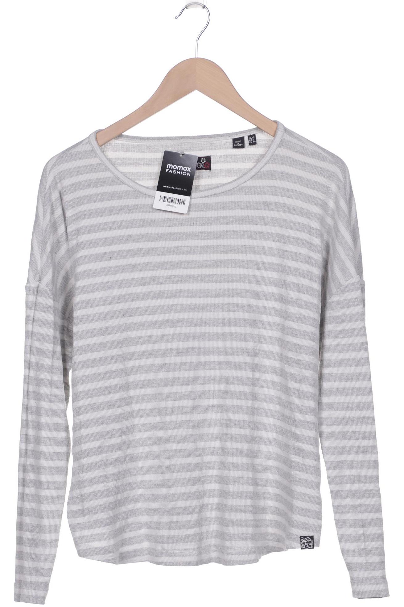 

Superdry Damen Langarmshirt, grau, Gr. 40