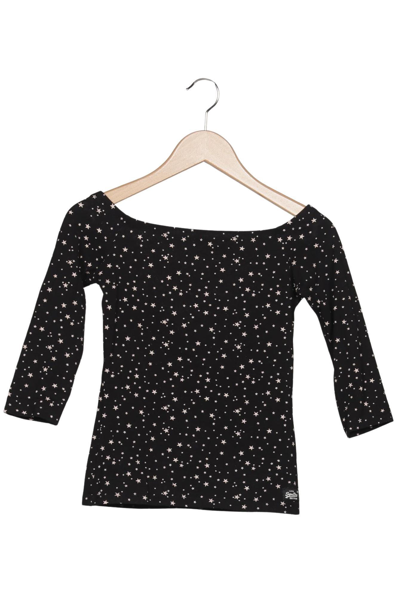 

Superdry Damen Langarmshirt, schwarz, Gr. 34