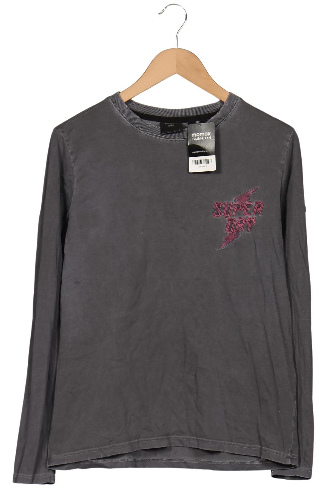 

Superdry Damen Langarmshirt, grau, Gr. 40