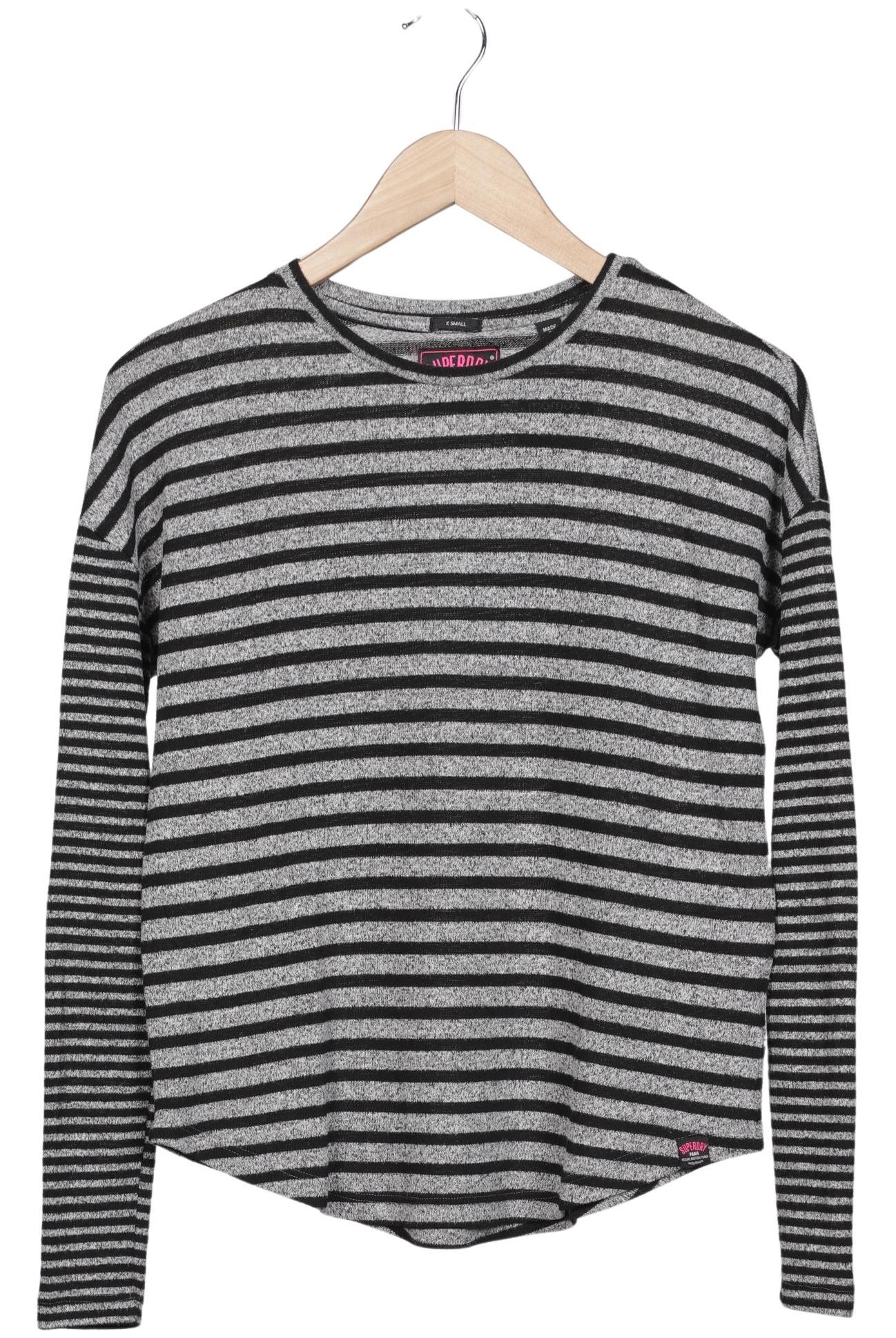 

Superdry Damen Langarmshirt, grau, Gr. 34