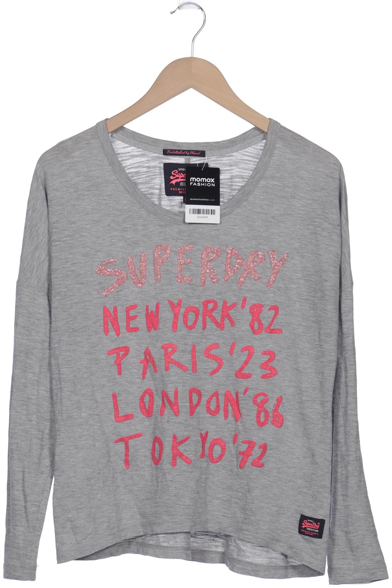 

Superdry Damen Langarmshirt, grau
