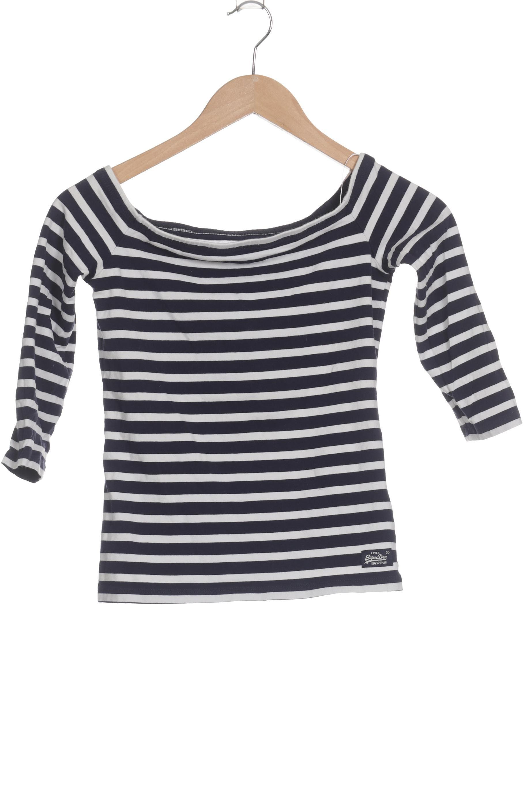 

Superdry Damen Langarmshirt, blau, Gr.