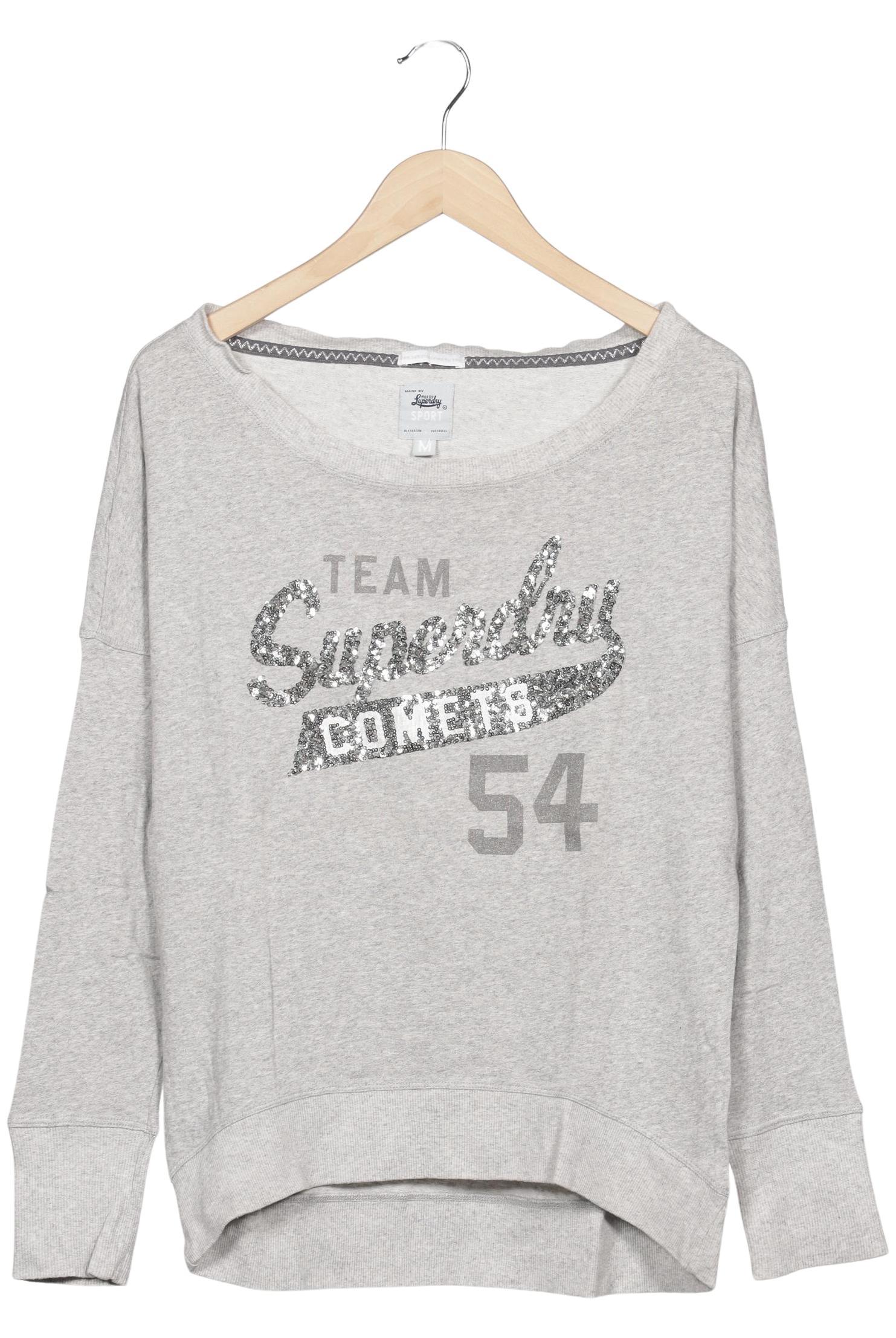 

Superdry Damen Langarmshirt, grau, Gr. 38