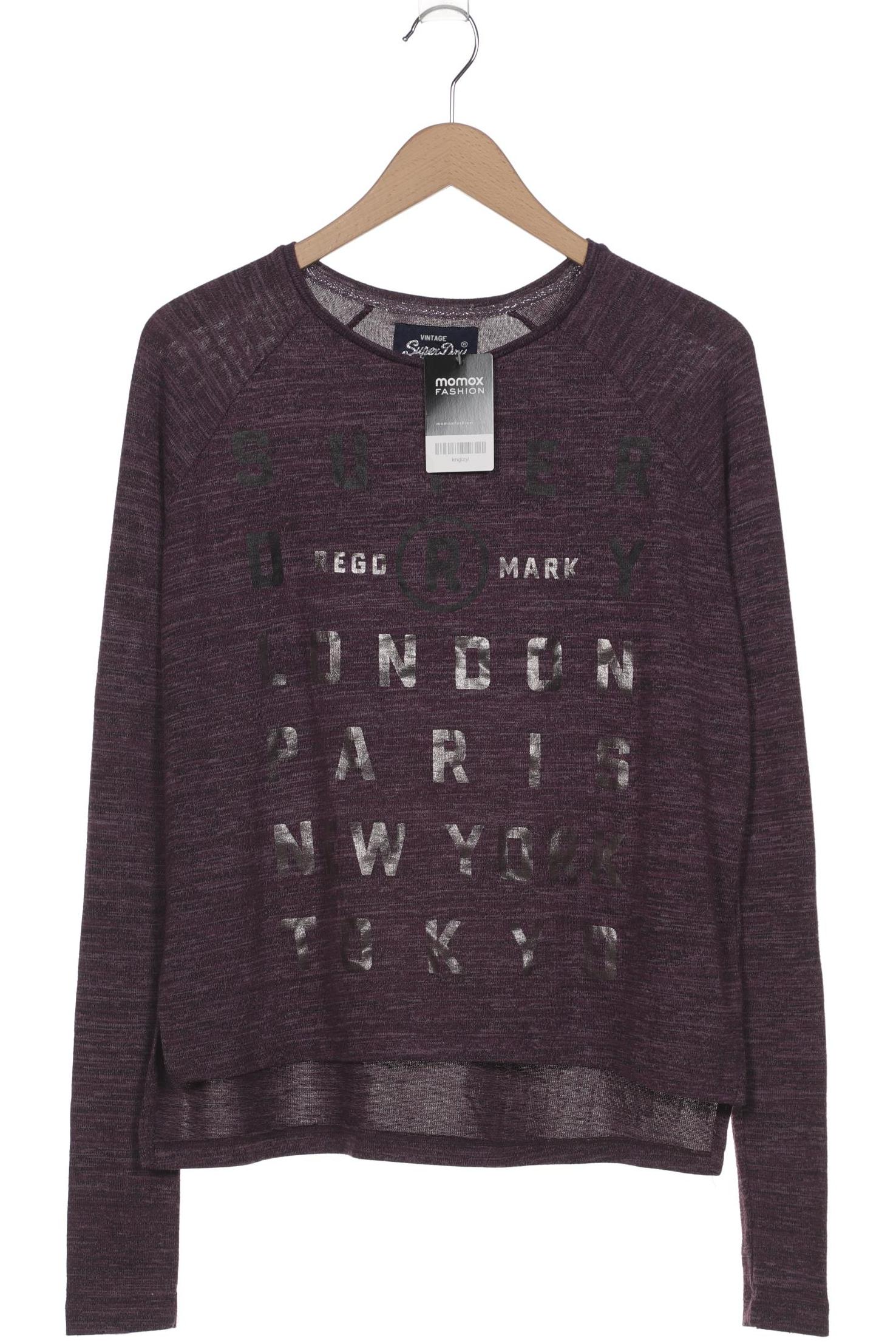 

Superdry Damen Langarmshirt, flieder, Gr. 34