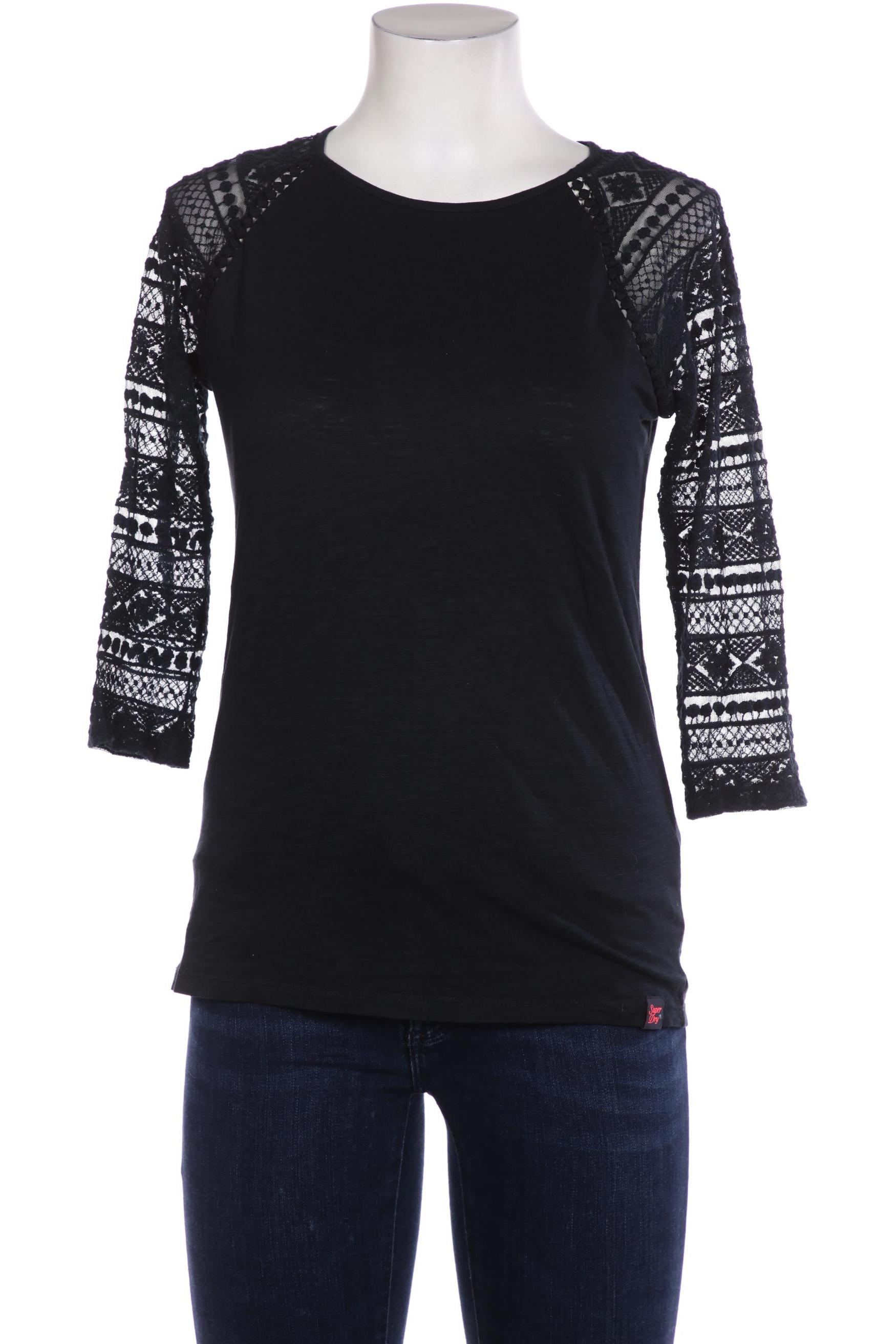 

Superdry Damen Langarmshirt, blau, Gr. 36
