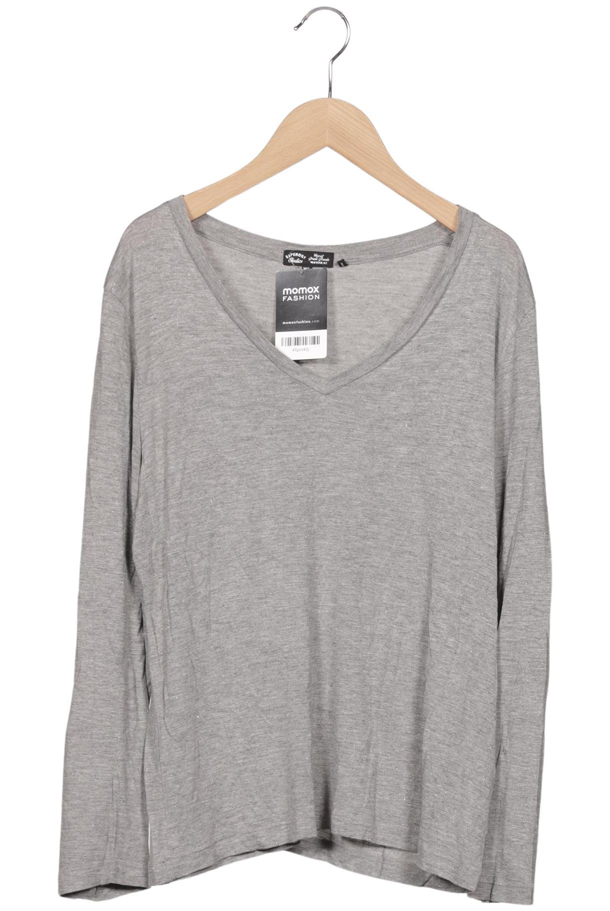 

Superdry Damen Langarmshirt, grau, Gr. 40
