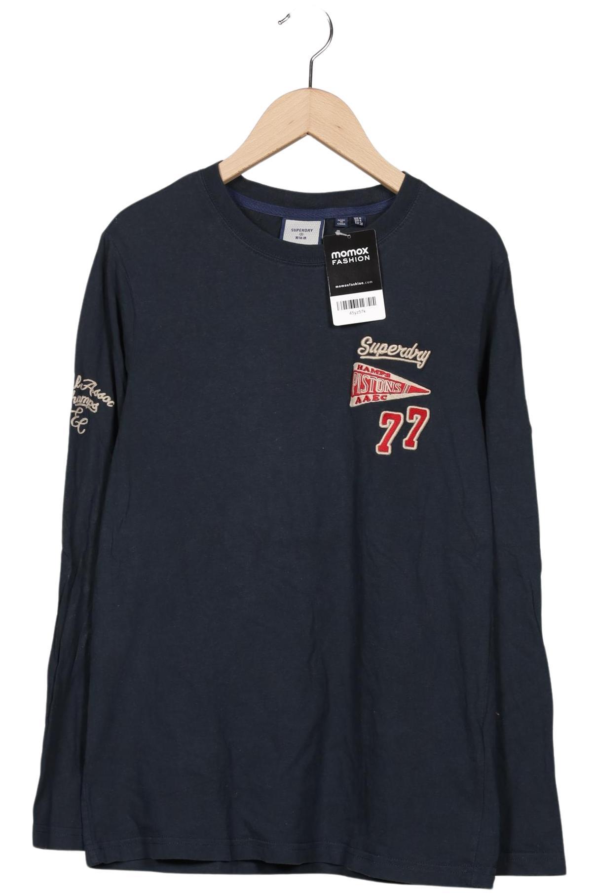 

Superdry Damen Langarmshirt, marineblau, Gr. 36