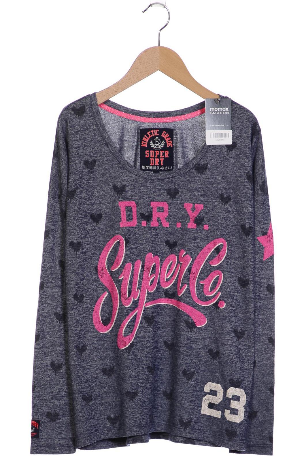 

Superdry Damen Langarmshirt, blau, Gr. 42