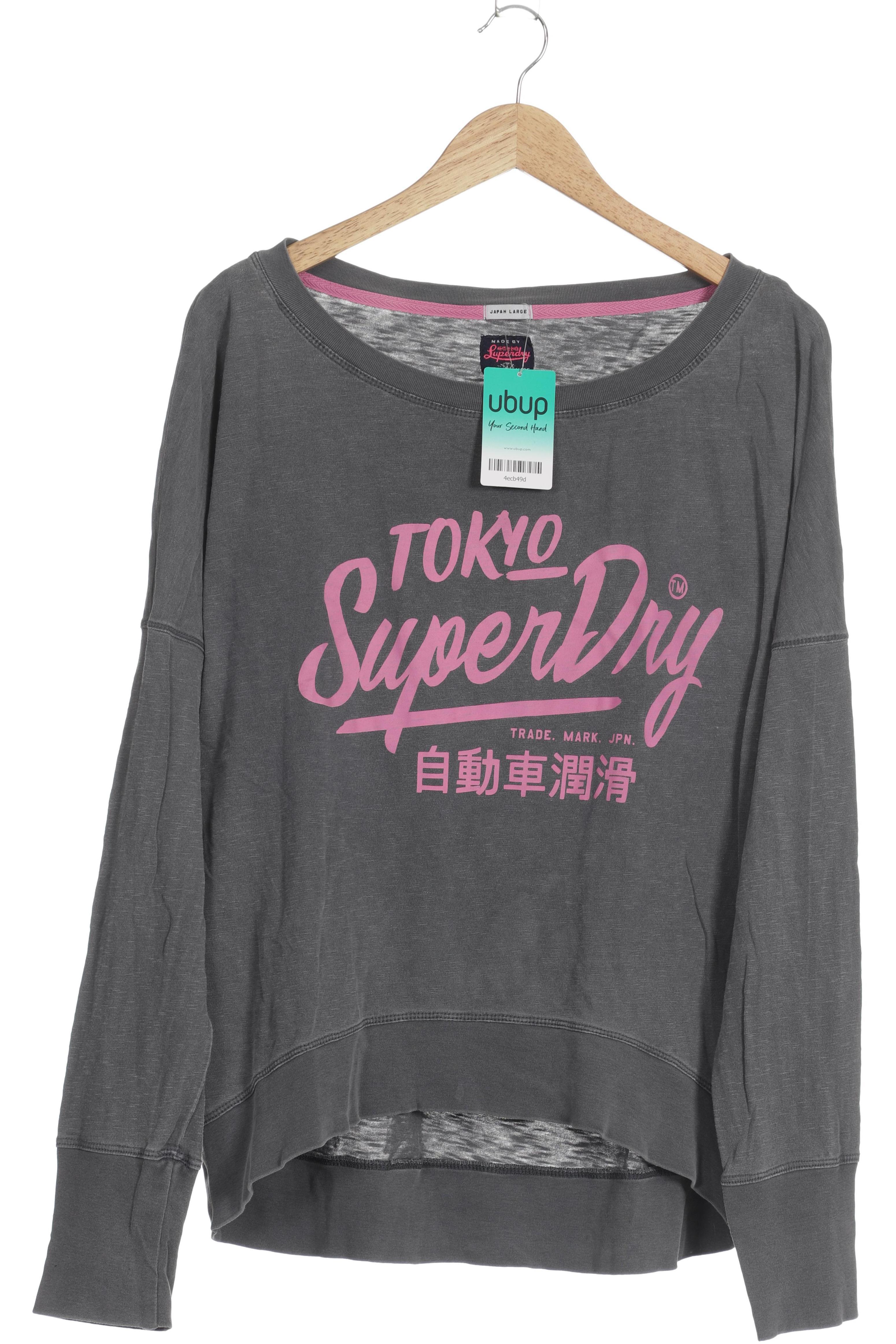 

Superdry Damen Langarmshirt, grau, Gr.