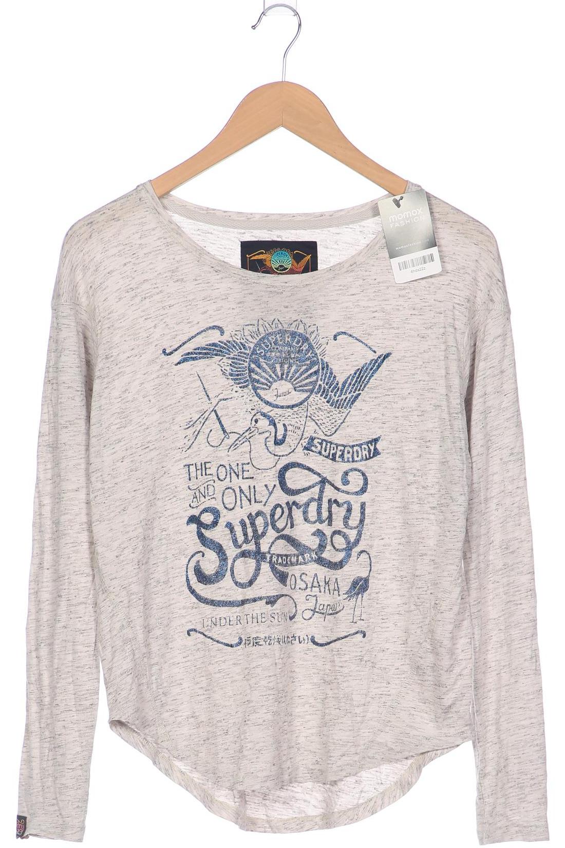 

Superdry Damen Langarmshirt, beige, Gr. 36
