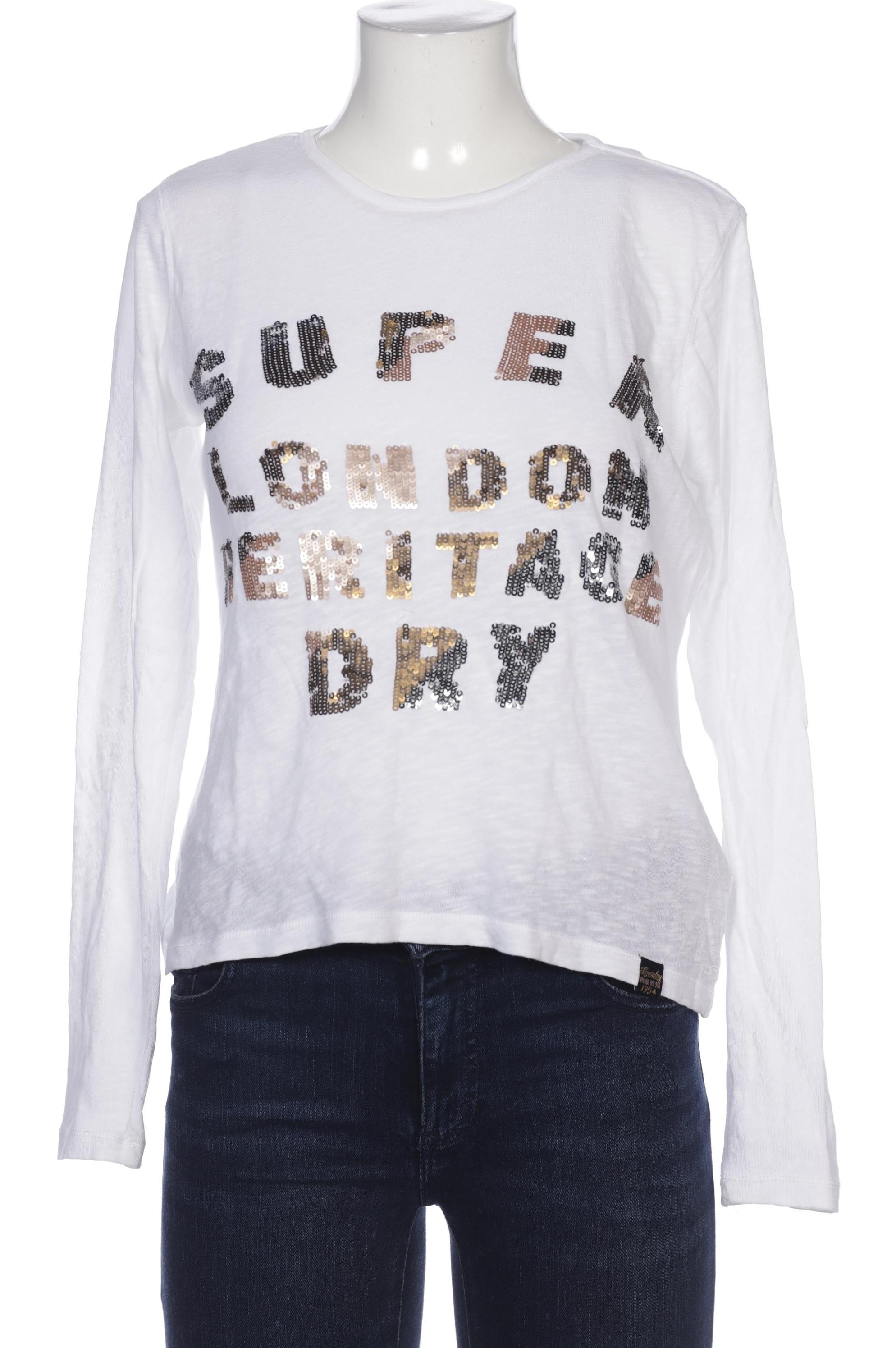 

Superdry Damen Langarmshirt, weiß