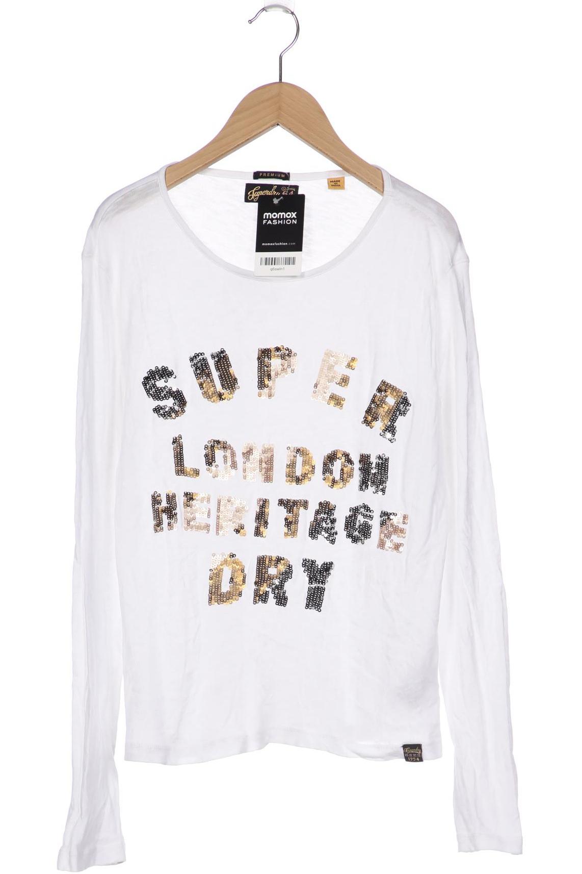 

Superdry Damen Langarmshirt, weiß, Gr. 40