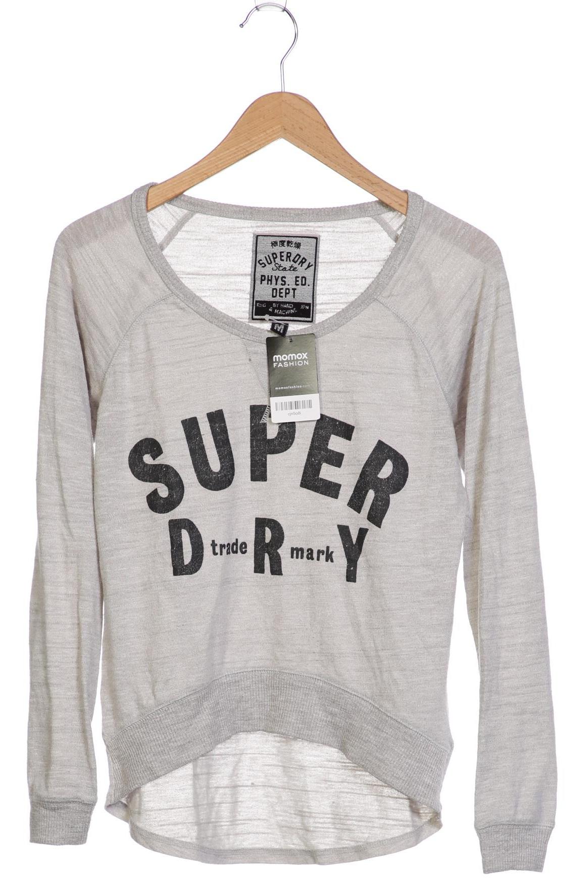 

Superdry Damen Langarmshirt, grau, Gr. 38