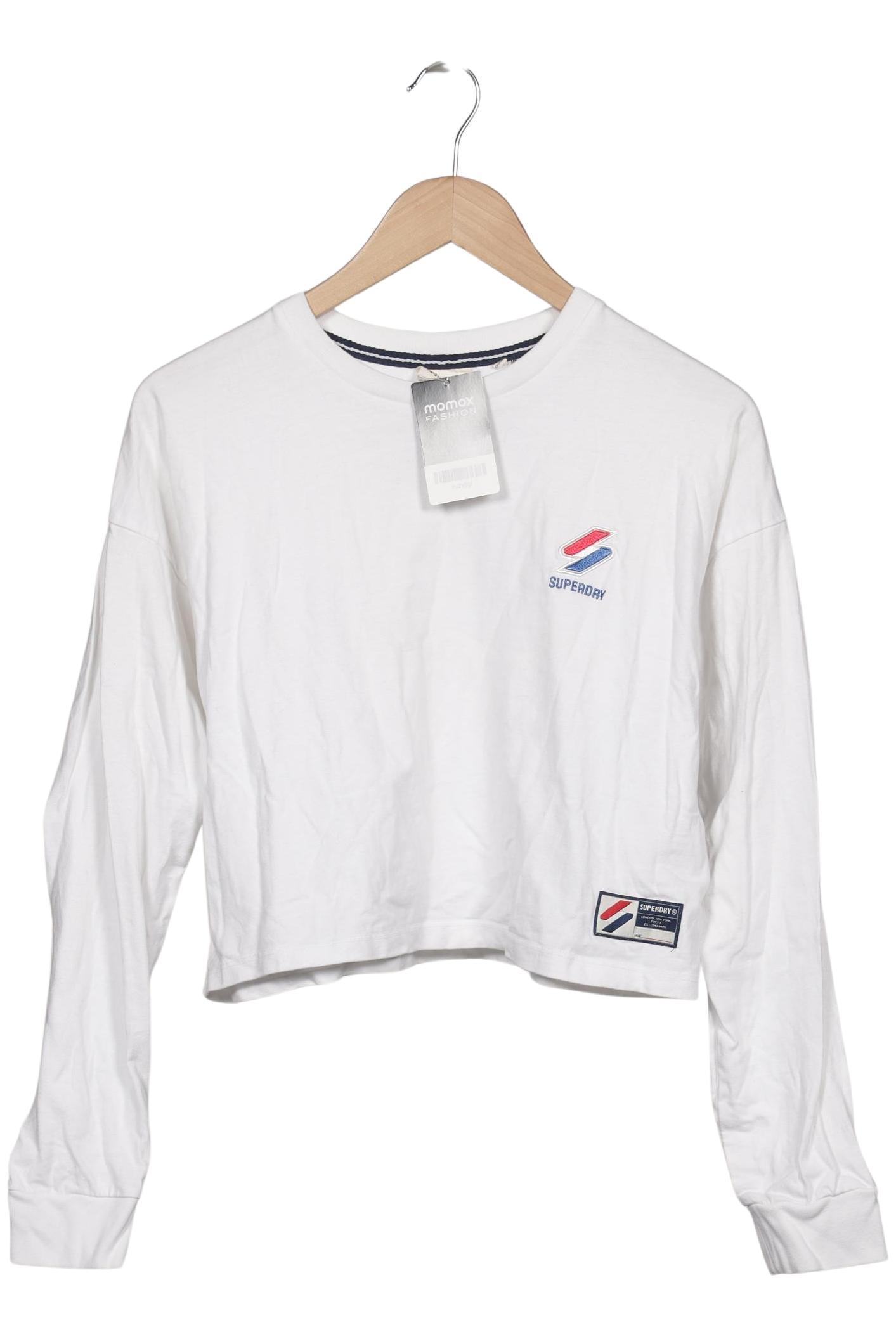 

Superdry Damen Langarmshirt, weiß, Gr. 38