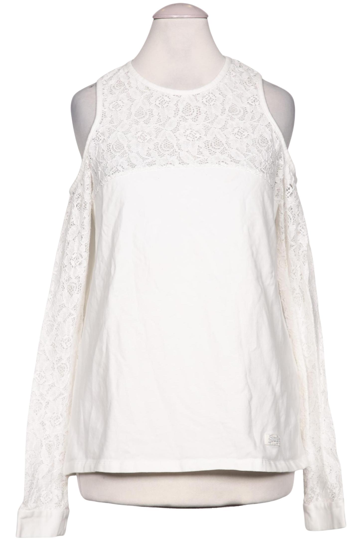 

Superdry Damen Langarmshirt, weiß, Gr. 38