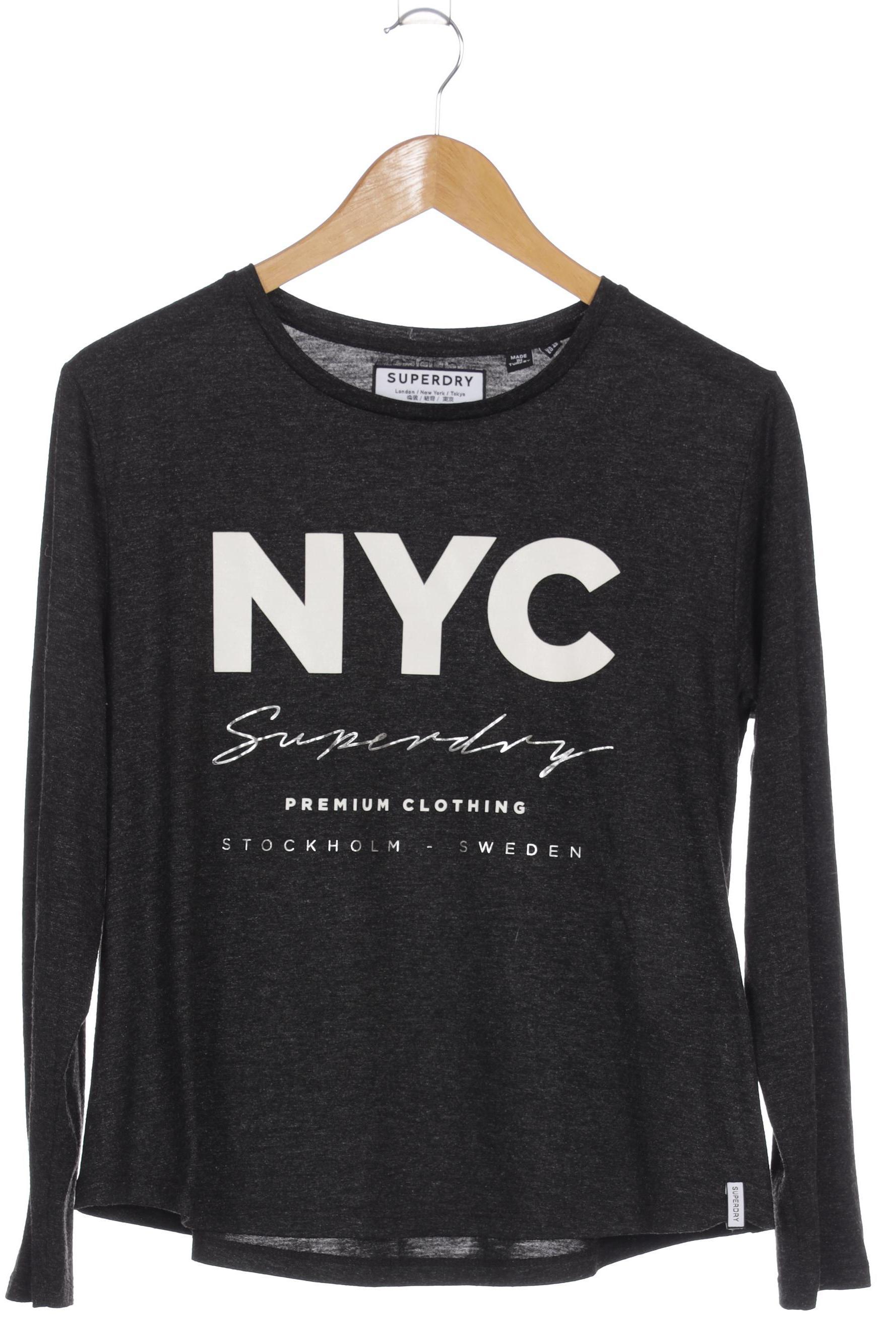 

Superdry Damen Langarmshirt, grau, Gr. 42