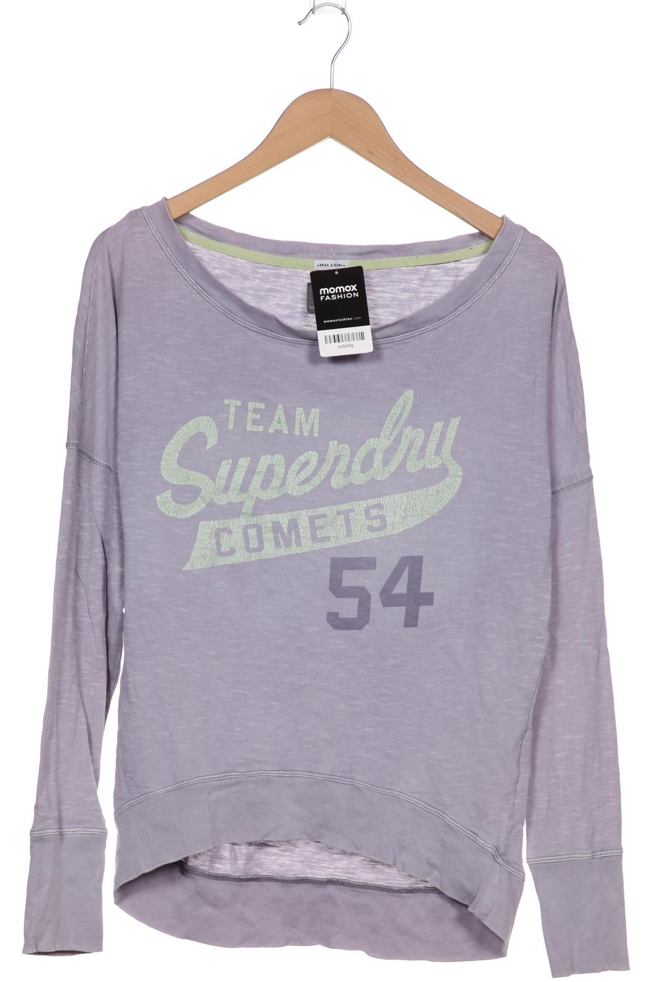 

Superdry Damen Langarmshirt, flieder, Gr. 34