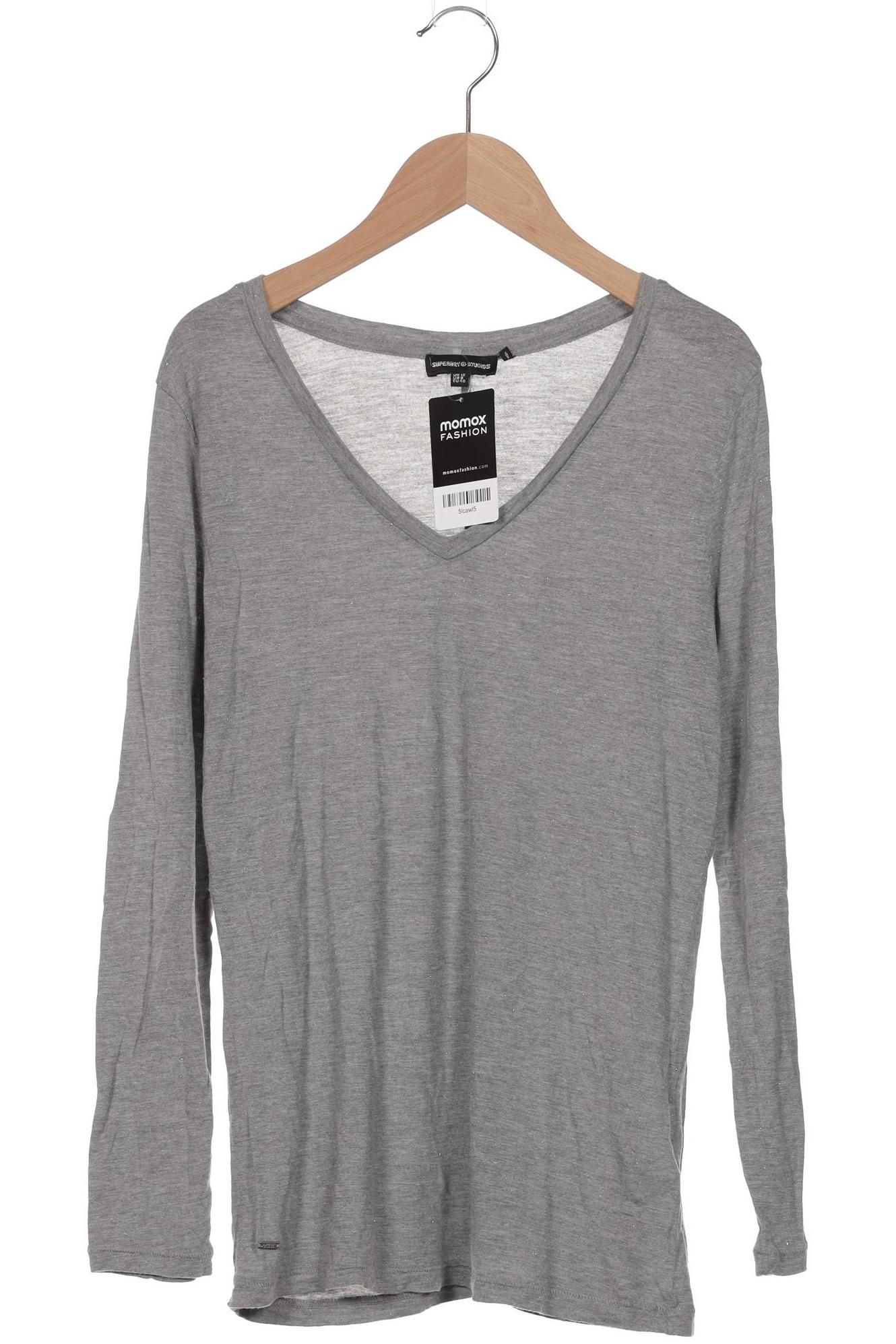 

Superdry Damen Langarmshirt, grau, Gr. 40