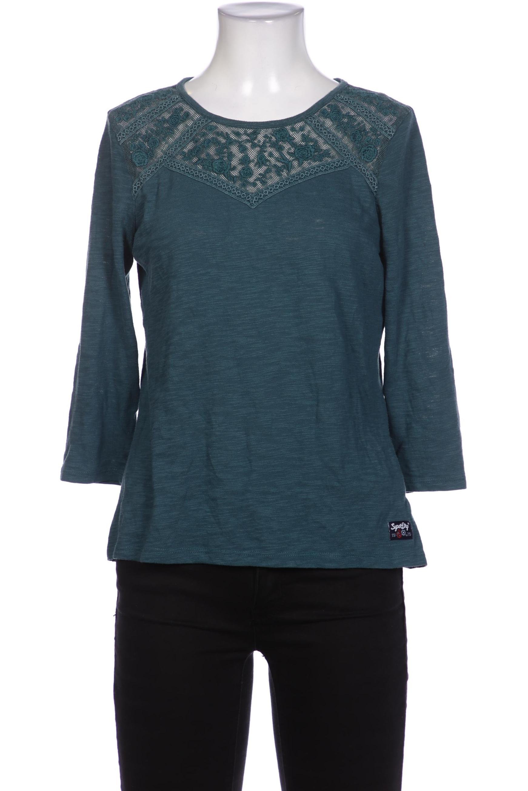 

Superdry Damen Langarmshirt, türkis, Gr. 40