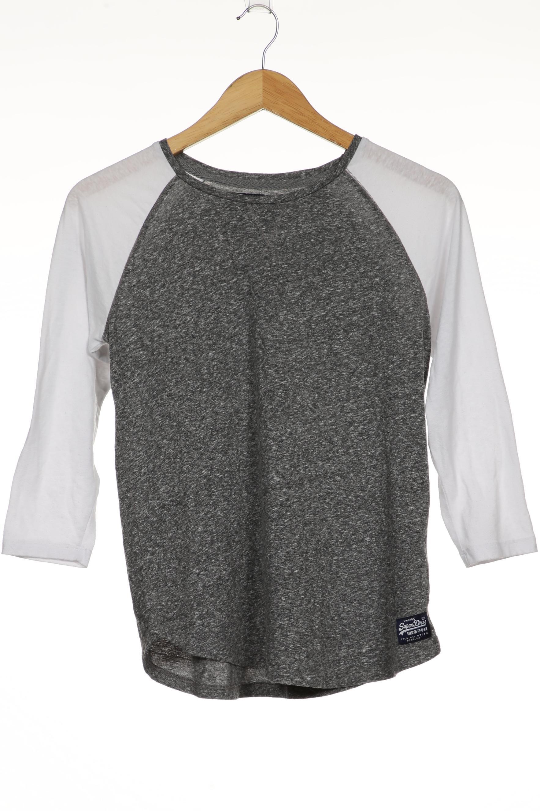 

Superdry Damen Langarmshirt, grau, Gr. 36