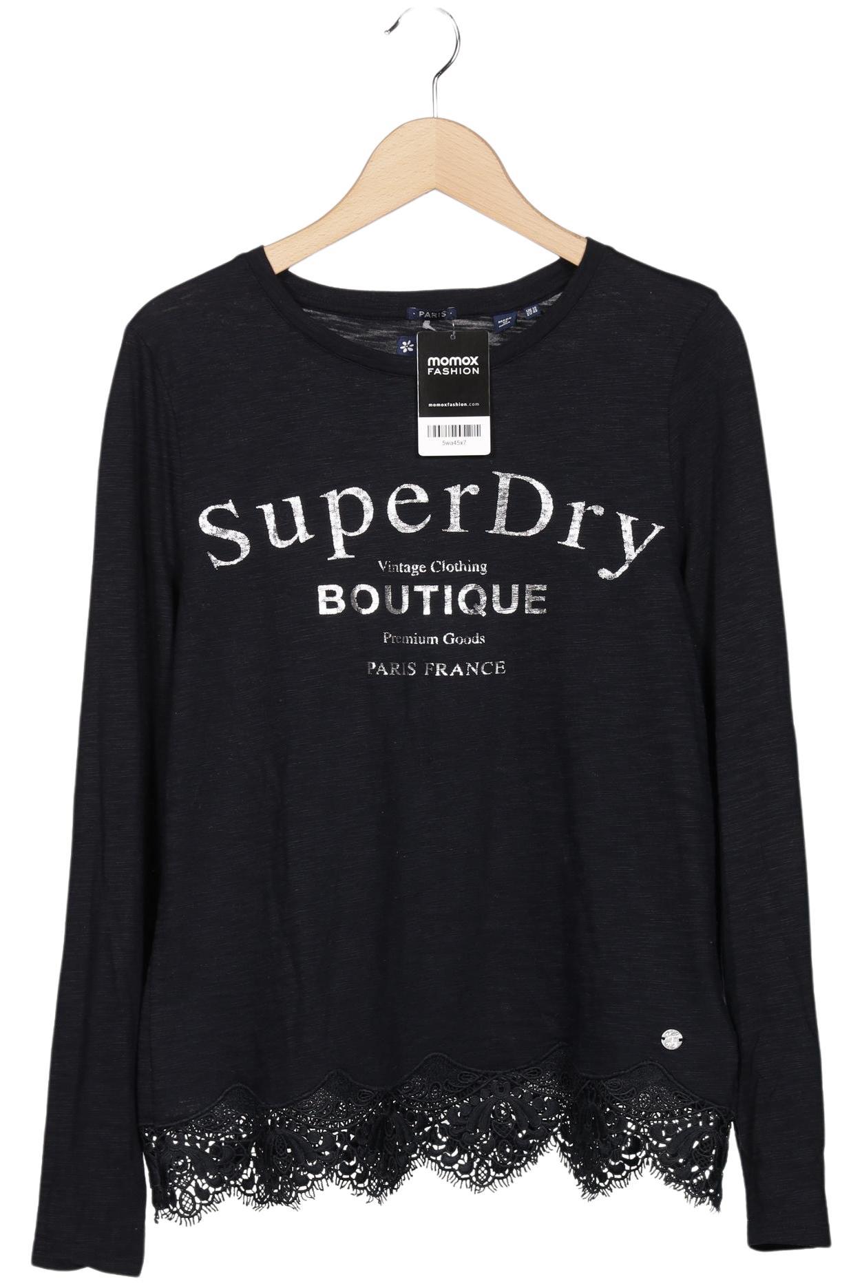 

Superdry Damen Langarmshirt, marineblau, Gr. 42