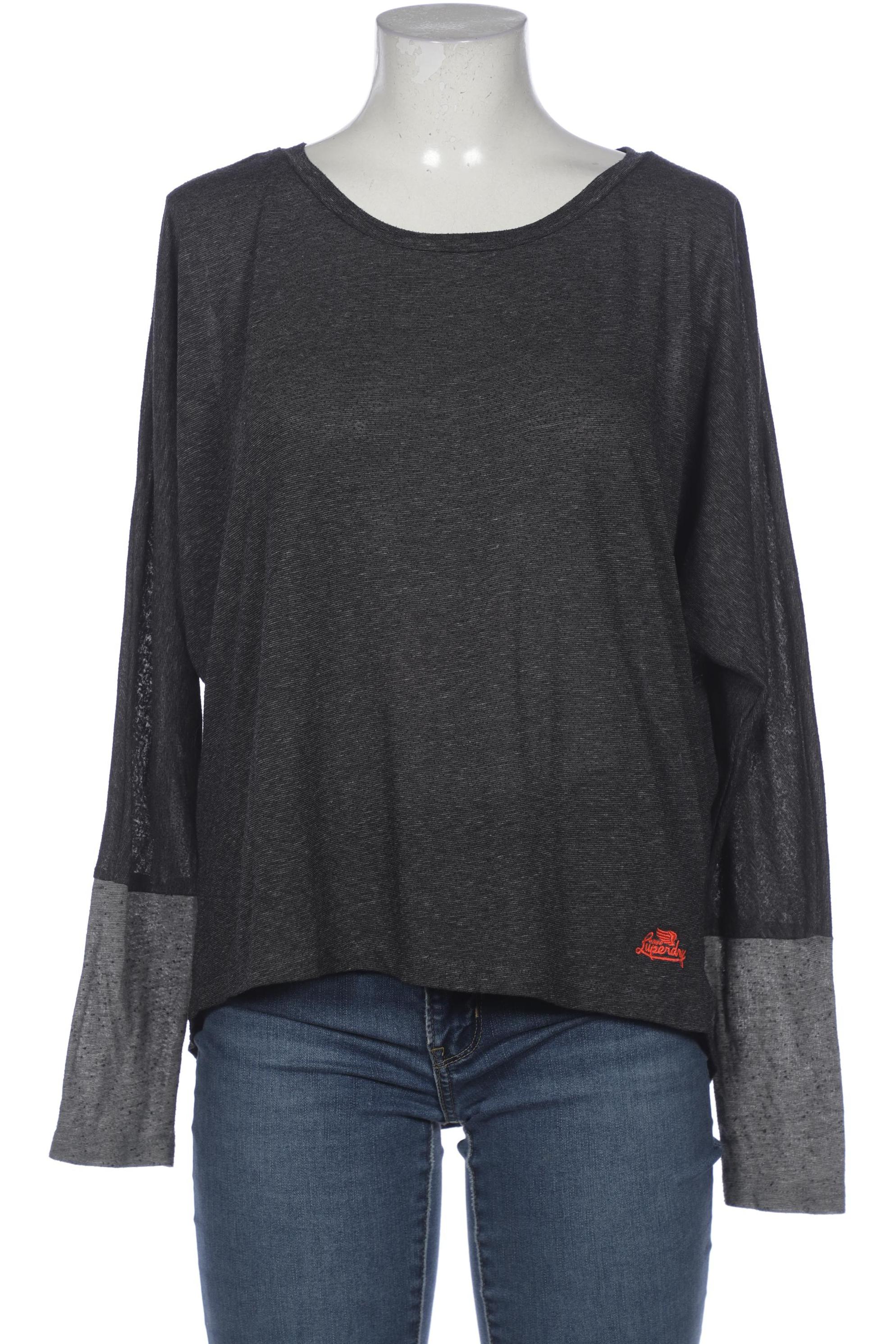 

Superdry Damen Langarmshirt, grau, Gr. 42