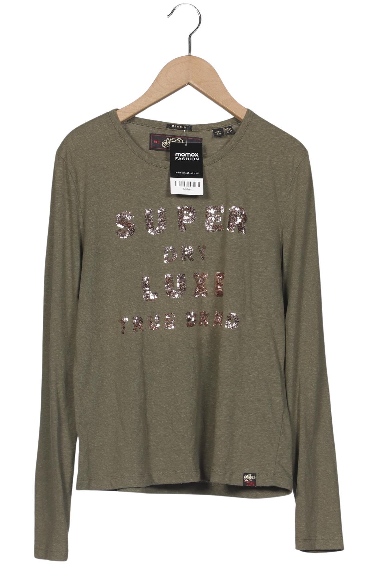 

Superdry Damen Langarmshirt, grün, Gr. 38
