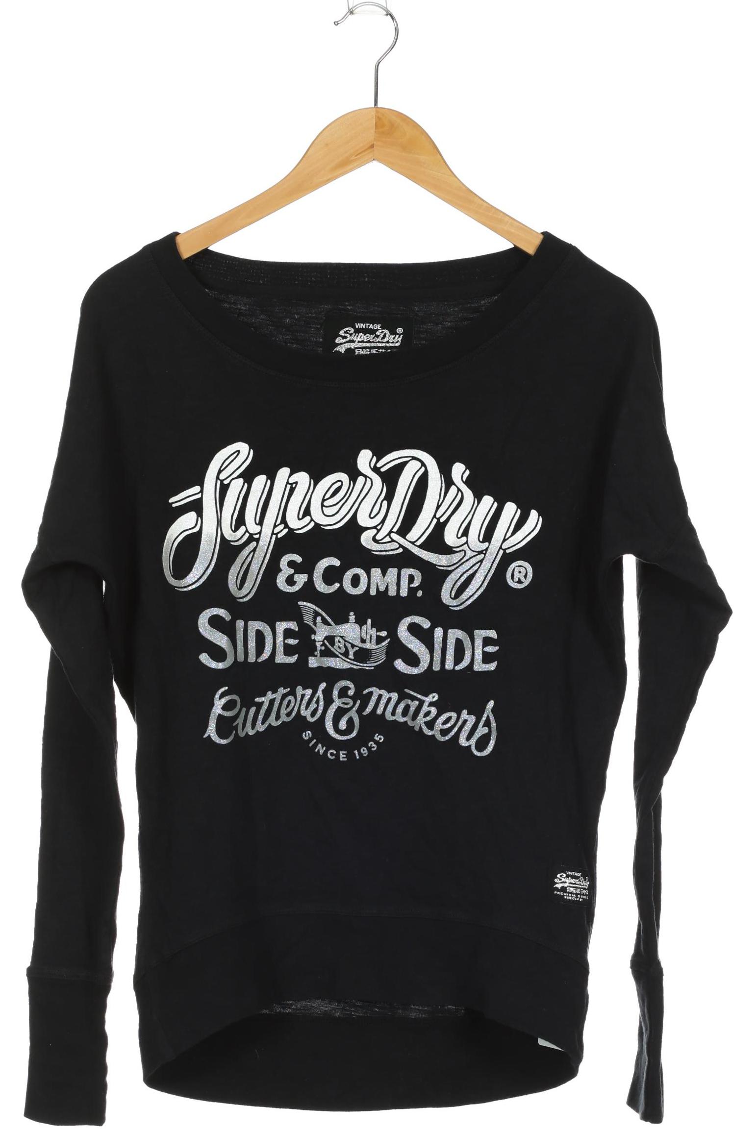 

Superdry Damen Langarmshirt, schwarz, Gr.