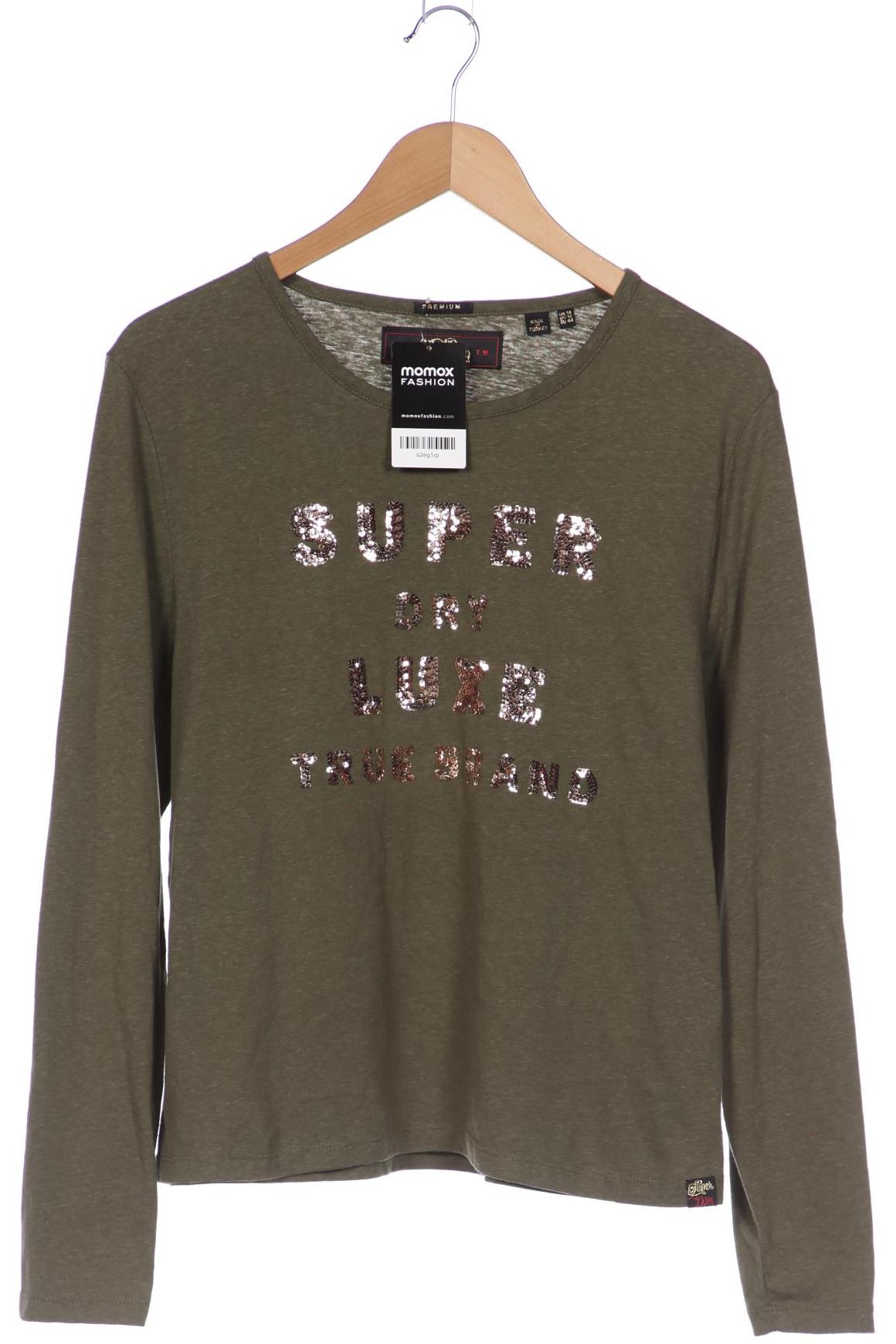 

Superdry Damen Langarmshirt, grün, Gr. 44