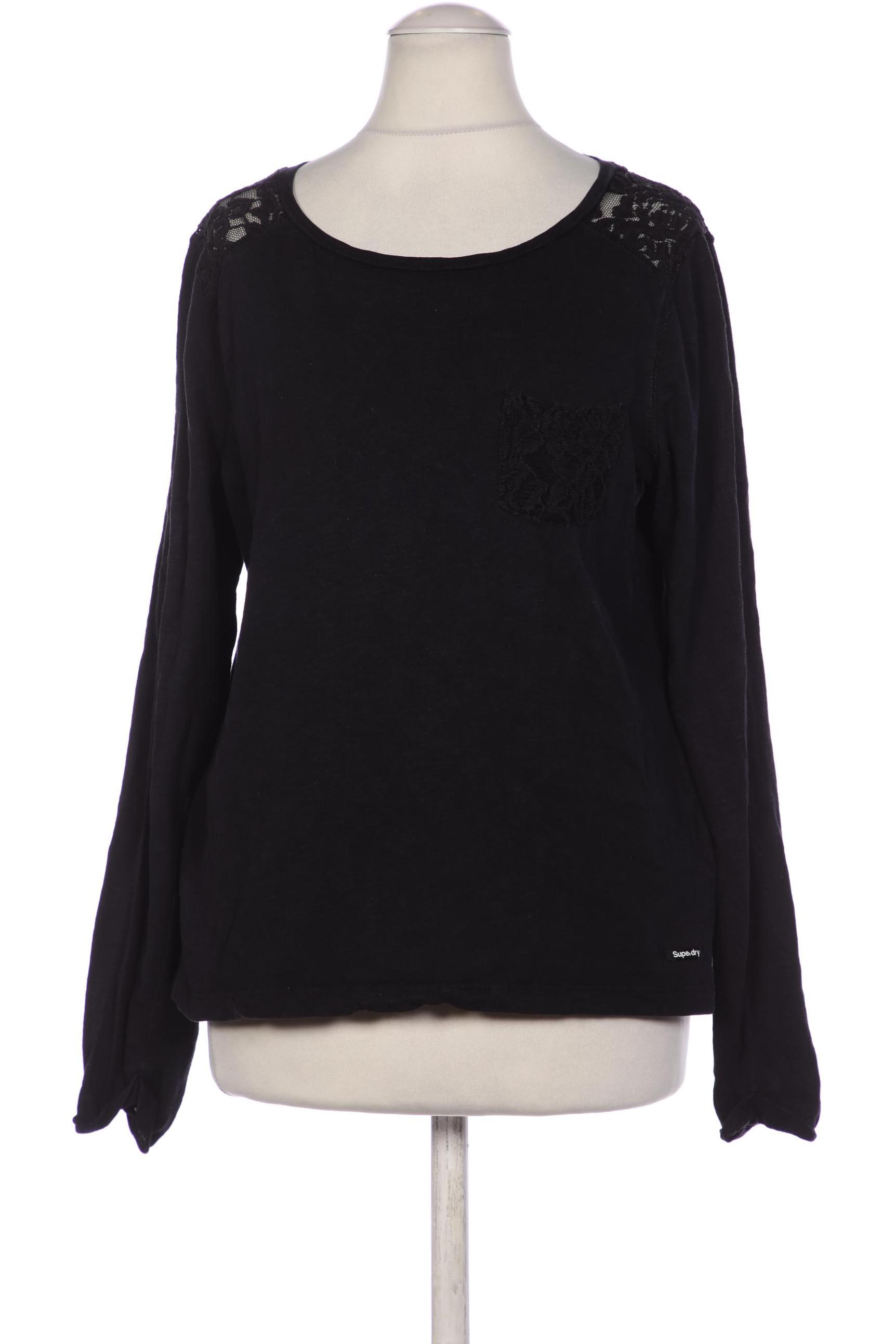 

Superdry Damen Langarmshirt, schwarz, Gr. 36