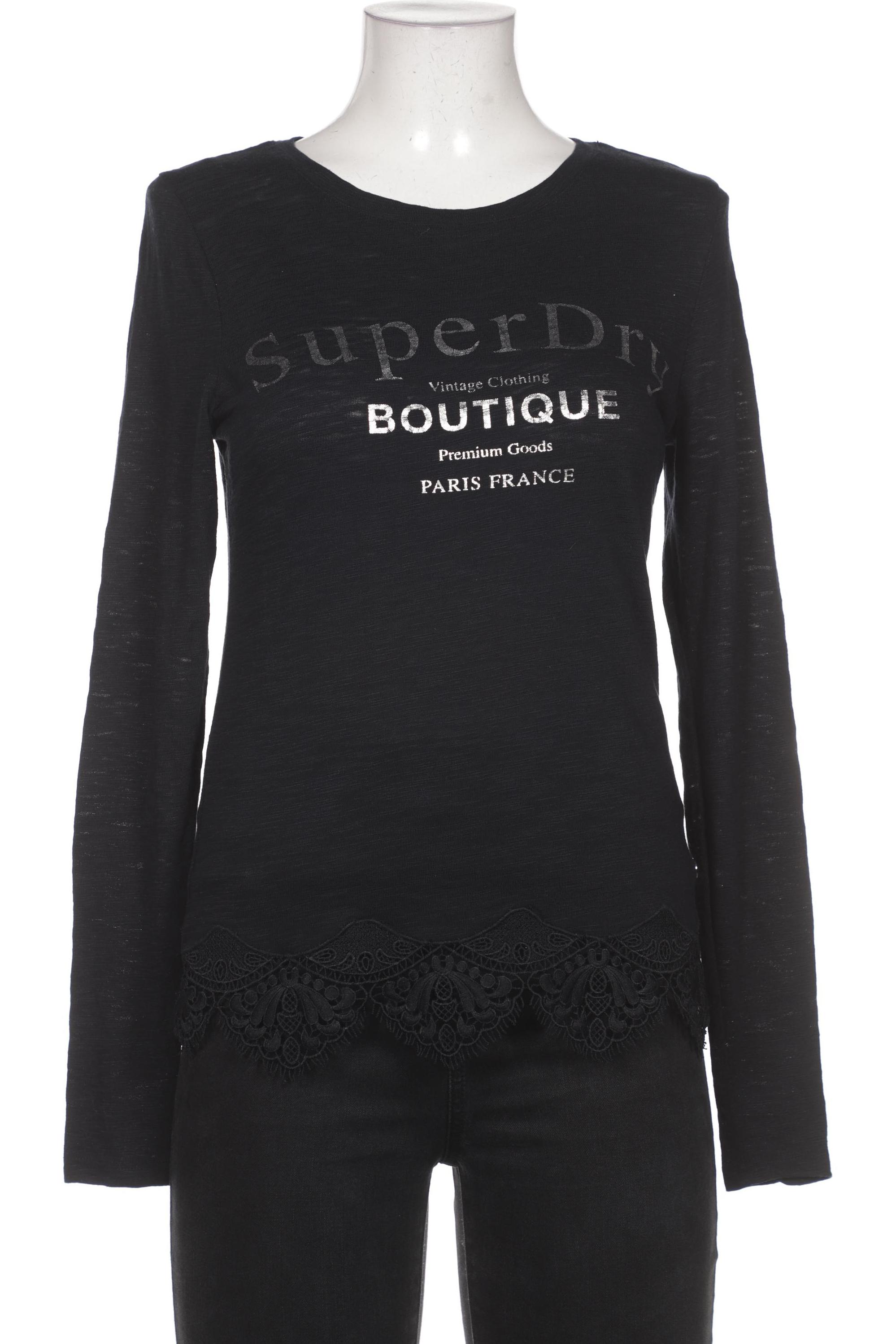 

Superdry Damen Langarmshirt, marineblau, Gr. 38