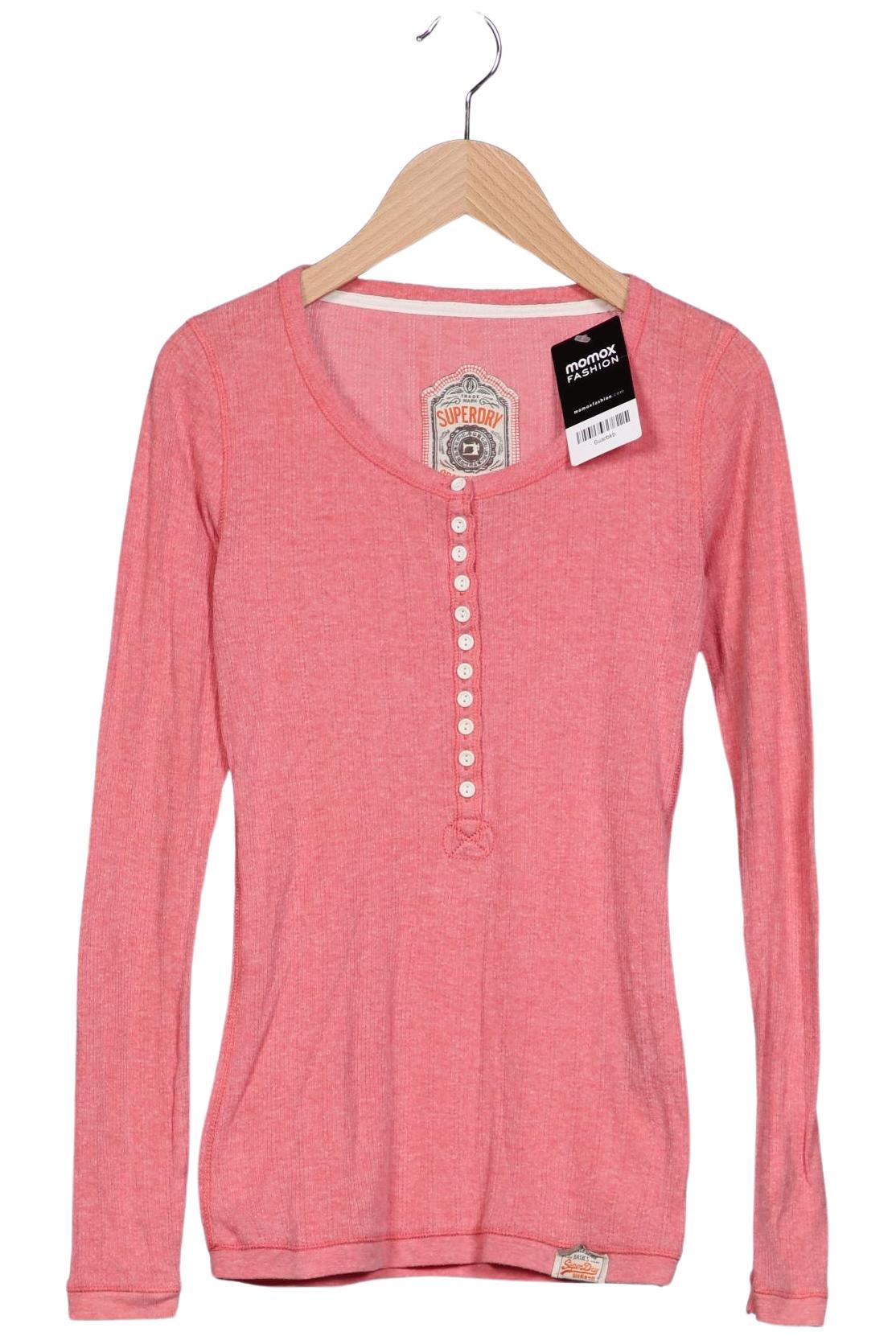 

Superdry Damen Langarmshirt, pink, Gr. 36